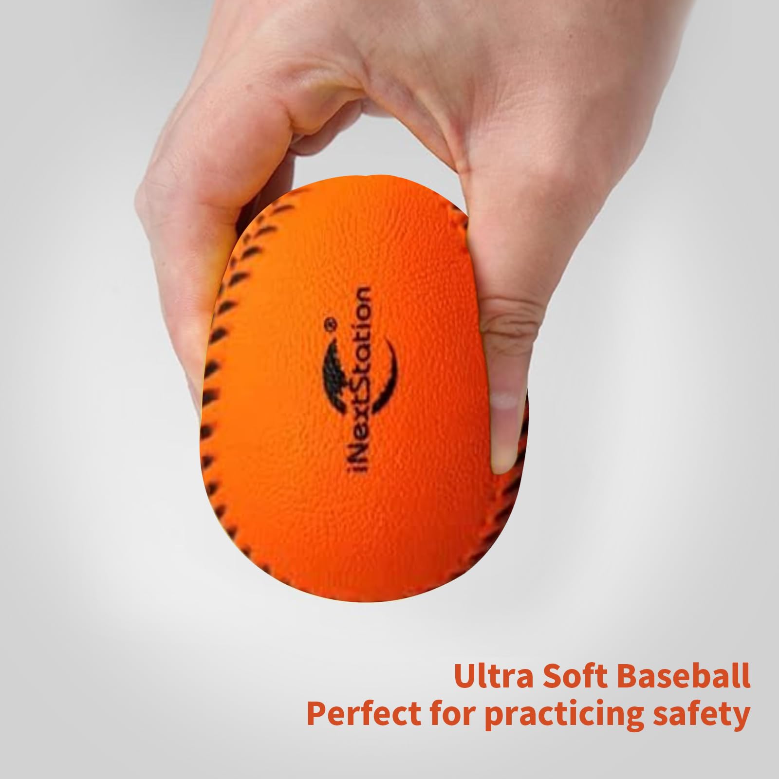 iNextStation Soft Foam Baseballs - 12 Pack, 9 Inch Practice Balls for Kids & Teens | Safe Training Equipment for Backyard, Batting Cage & Indoor Baseball Practice