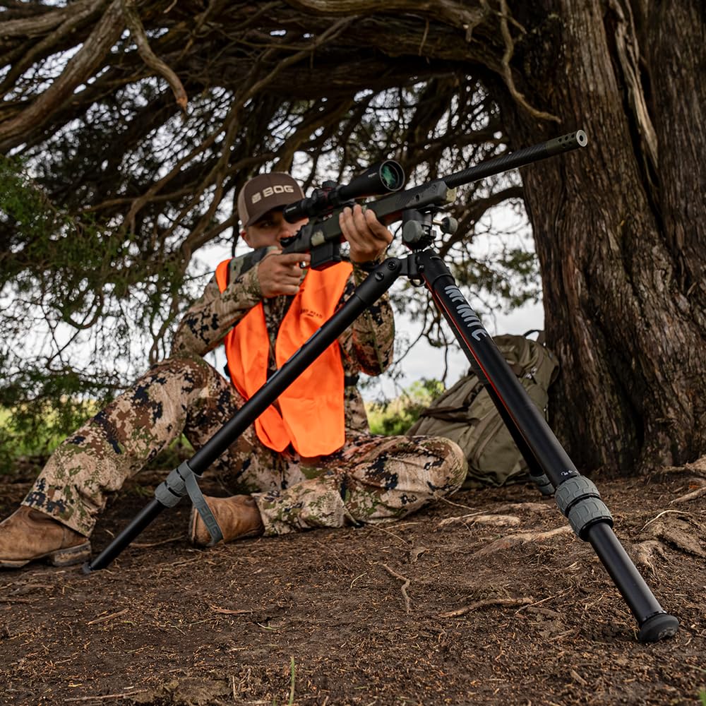 BOG ARCA Swiss Infinite Tripod with 360° Ball Head - Quick Release Arca Swiss Mount System & Built-in Bubble Level - Professional Hunting, Shooting & Outdoor Photography Tripod for Wildlife, Landscape & Travel Adventures