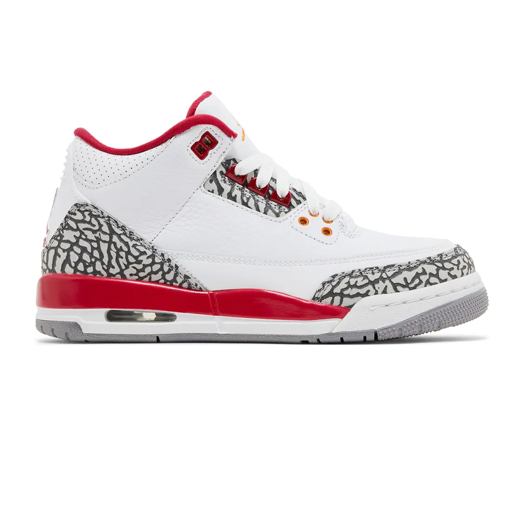 Air Jordan 3 Retro 'Cardinal' GS Basketball Shoes (2022) - Women's Size, Comfortable Cushioning for Casual Wear & Street Style