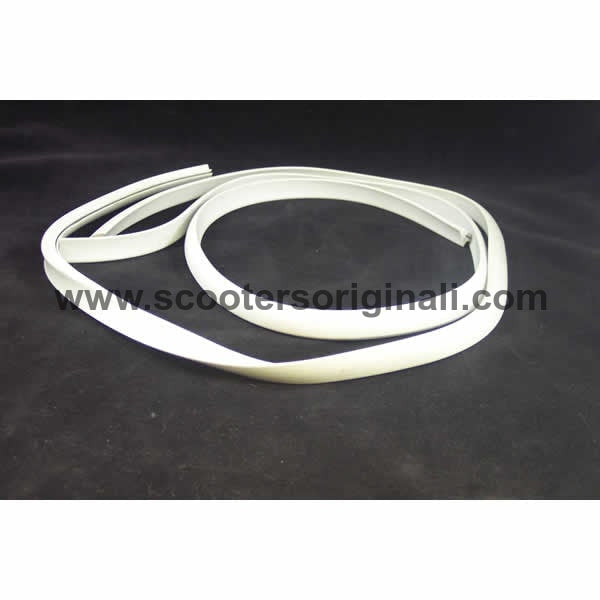 Vespa Sidepanel Rubber Beading for 60s Scooters - Thick Grey Pair - GS160 Super Sprint - Durable Weatherproof Seal for Classic Vespa Restoration & Maintenance