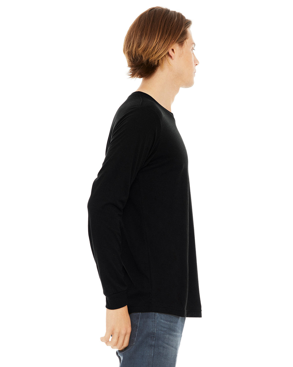 Bella + Canvas 3513 Unisex Triblend Long Sleeve T-Shirt | Soft Comfort Fit Crew Neck Tee for Men & Women | Perfect for Casual Wear, Layering & Everyday Outfits