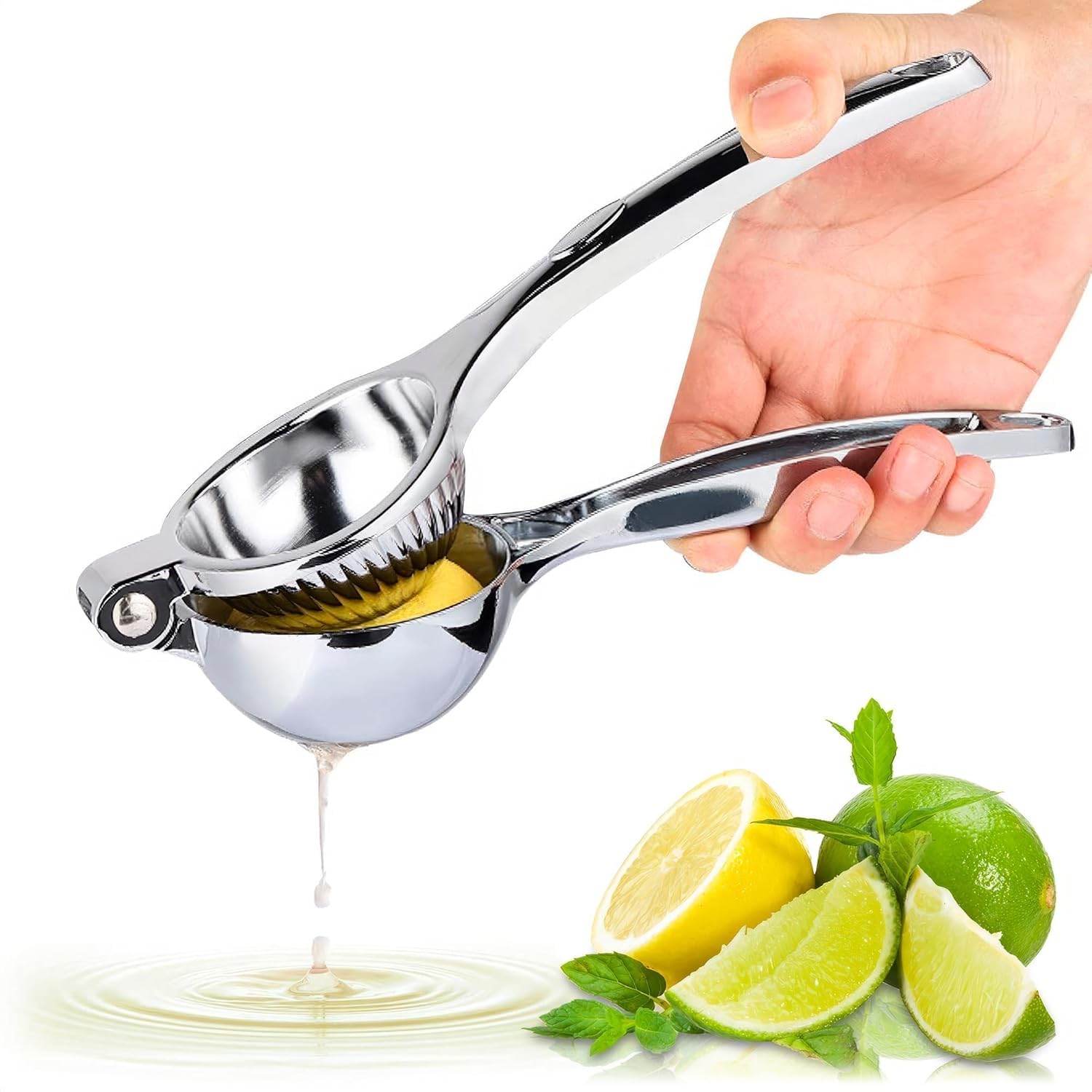 Premium Stainless Steel Lemon & Lime Squeezer - 8.3