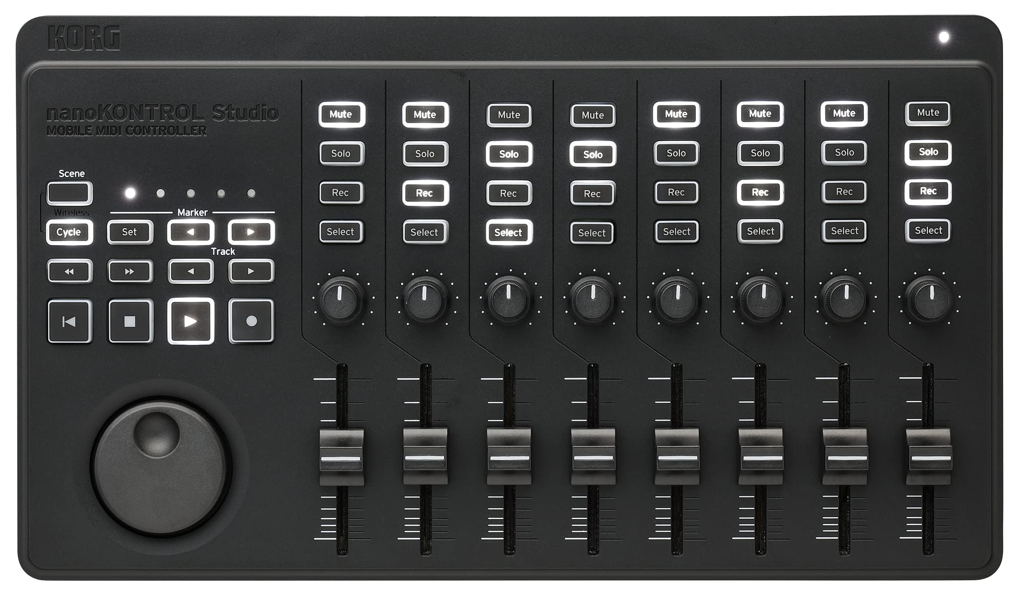 Korg NANOKONST MIDI Controller - USB Music Production Keyboard for DJs & Producers | Perfect for Home Studio Recording & Live Performances