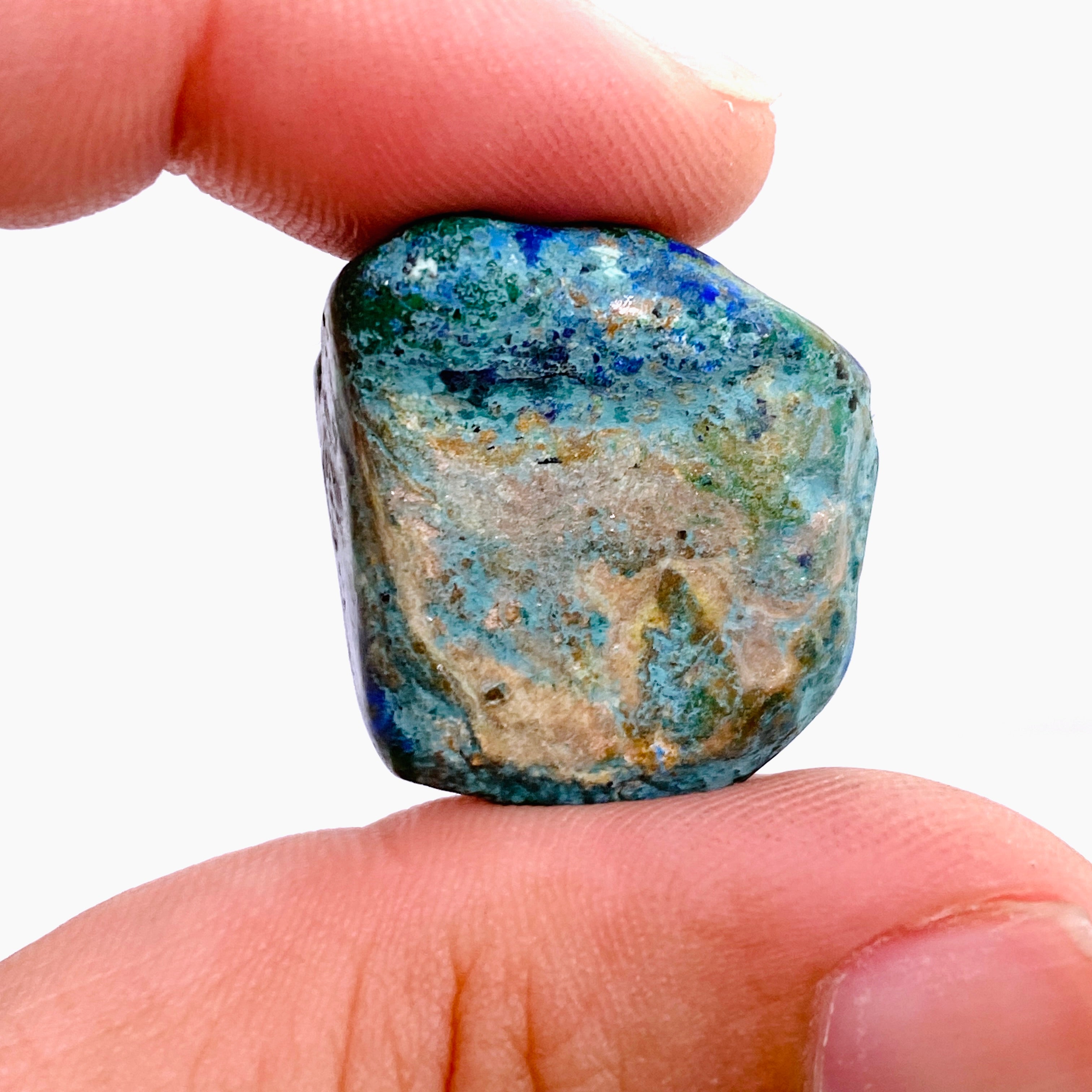 Shattuckite Tumbled Stone - Natural Healing Crystal (20g) for Meditation, Chakra Balancing & Energy Work - Perfect for Home Decor, Jewelry Making & Spiritual Practices