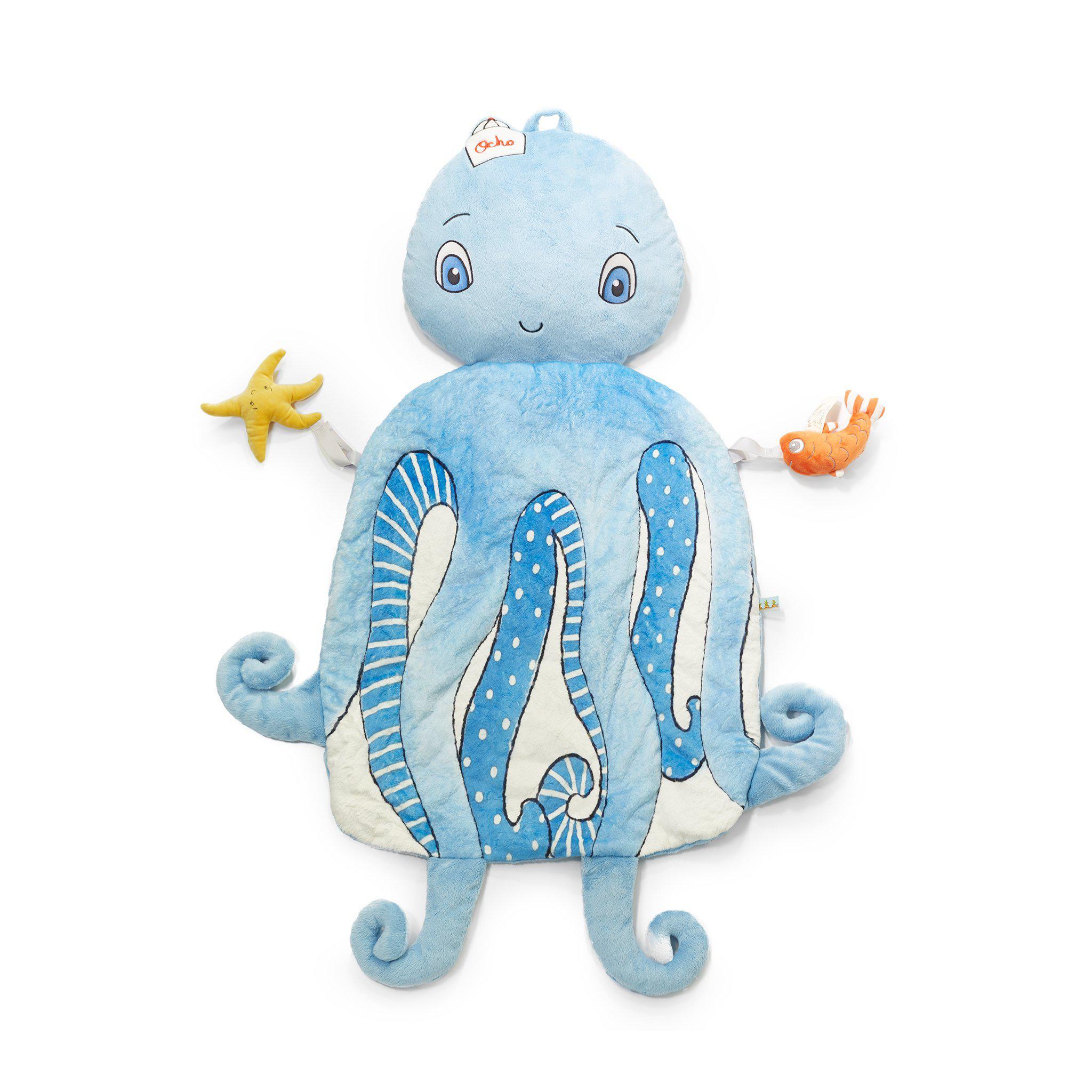 Ocho The Octopus Baby Play Mat - Soft & Safe Crawling Mat for Infants & Toddlers - Perfect for Nursery, Playtime & Learning Activities