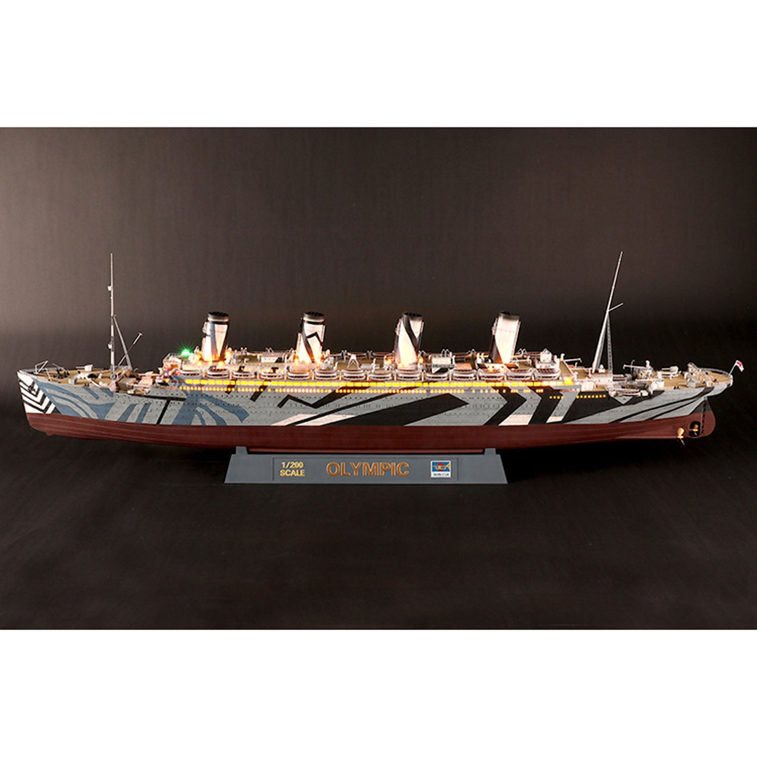 Trumpeter 1/200 Scale Olympic & Britannic Ship Model Lighting Kit - Highly Detailed Parts for Trumpeter 03720 & 03721 - Perfect for Model Ship Building, Collectors, and Historical Displays