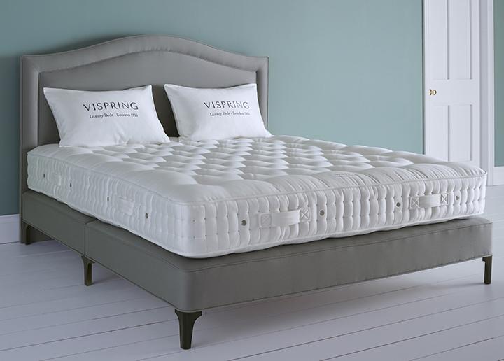 Vispring Oxford Plush Mattress - Luxury King Size Pillow Top Mattress for Side Sleepers | Premium Memory Foam & Pocket Springs | Perfect for Master Bedroom & Guest Room Comfort