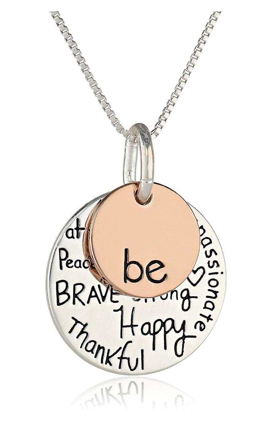 Inspirational Graffiti Charm Necklace 18