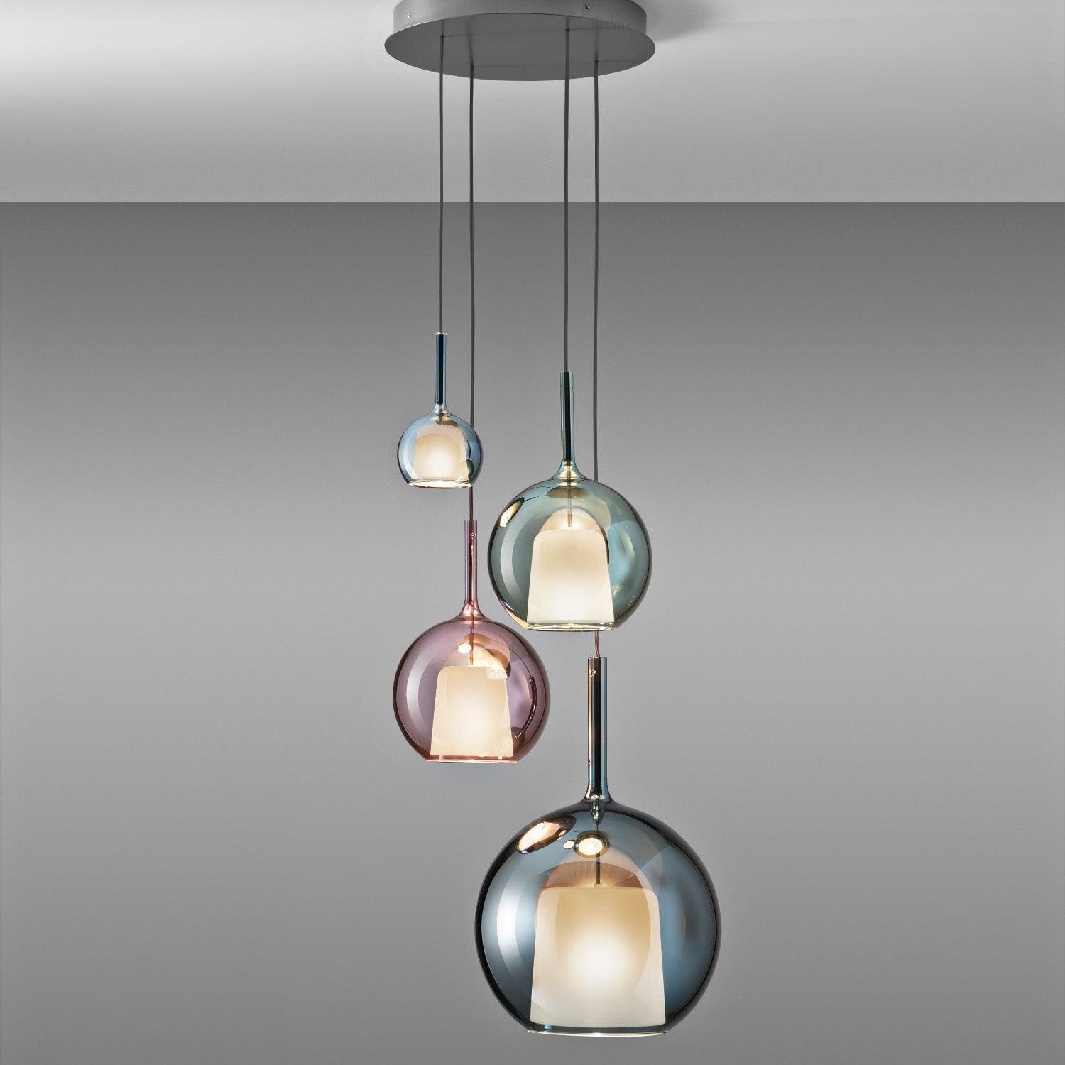 Modern Glo Pendant Light - Elegant Hanging Fixture for Kitchen Island, Dining Room & Bedroom - Dimmable LED Chandelier with Adjustable Height - Perfect for Home Decor & Interior Lighting
