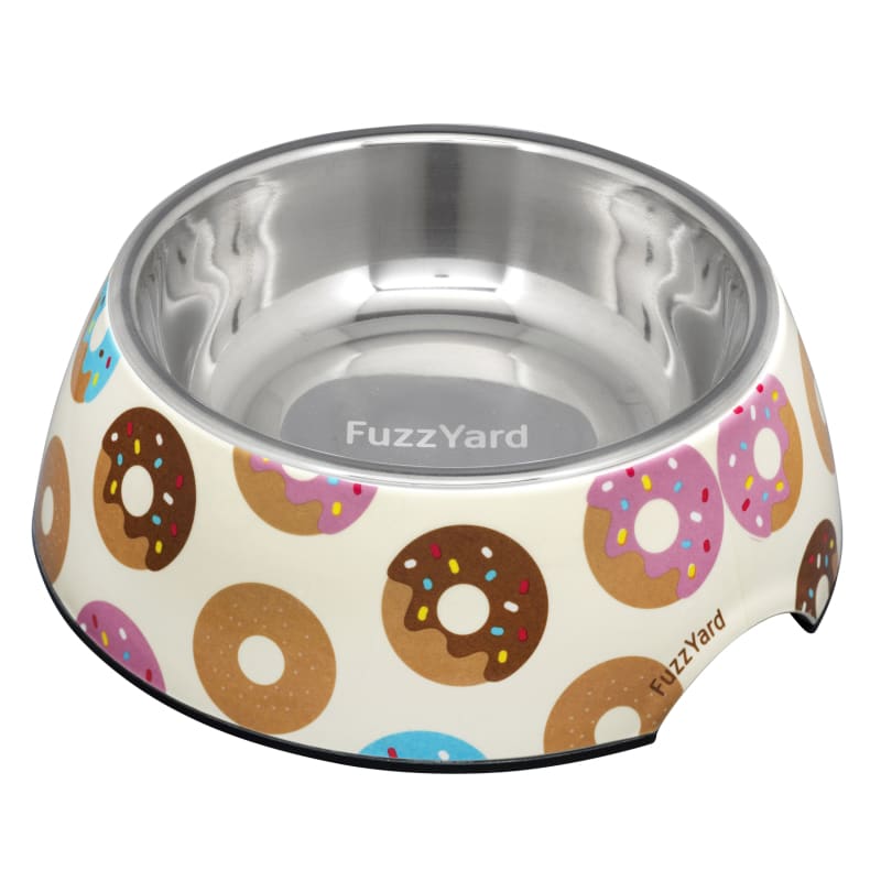 Fuzzyard Go Nuts For Donuts Non-Slip Slow Feeder Dog Bowl - 3 Sizes for Small, Medium & Large Dogs - Perfect for Fast Eaters & Mealtime Enrichment