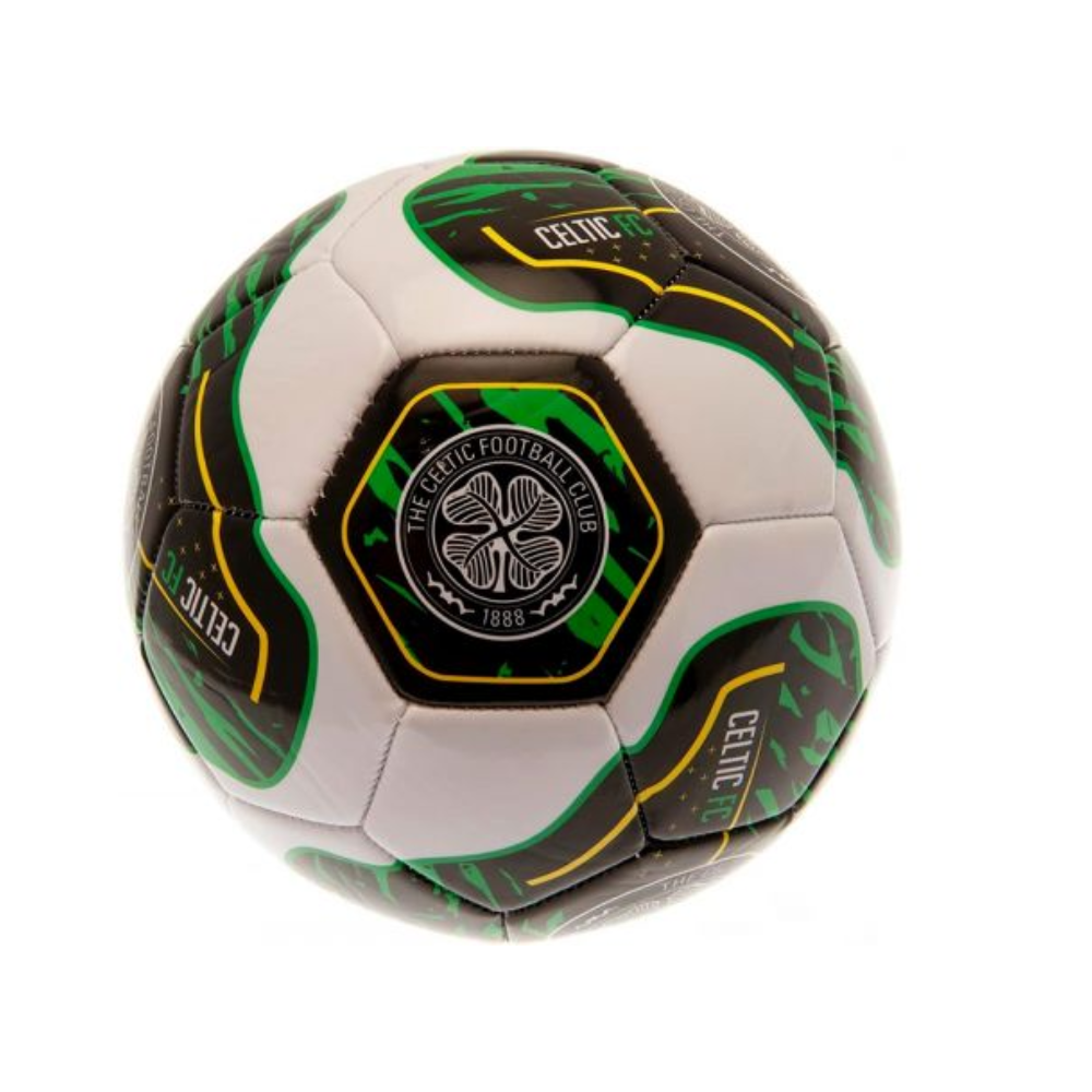 Official Celtic Tracer Football - Glow in the Dark Training Football for Night Practice, Backyard Games & Youth Sports