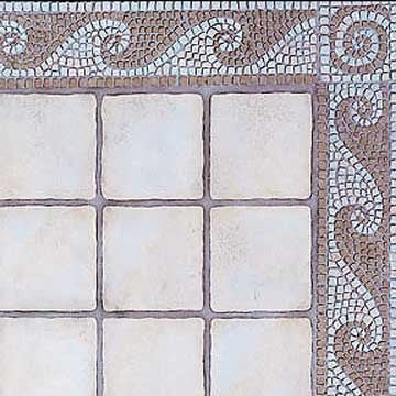 Ceramic Tile Stencils for Trompe L'oeil Painting - DIY Home Decor & Wall Art Design - Perfect for Bathroom, Kitchen Backsplash & Craft Projects