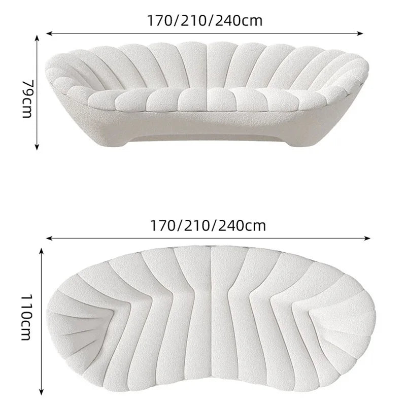 Minimalist Canape Floral Sofa Set - Elegant & Cozy 3-Piece Living Room Furniture for Small Spaces | Perfect for Apartments, Studios & Modern Home Decor