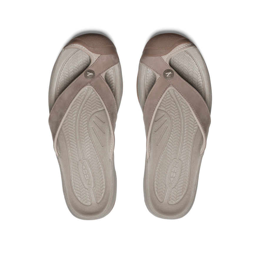 Men's Waimea Leather Flip Flops - Brindle/Birch | Comfortable & Durable Sandals for Beach, Pool & Casual Wear