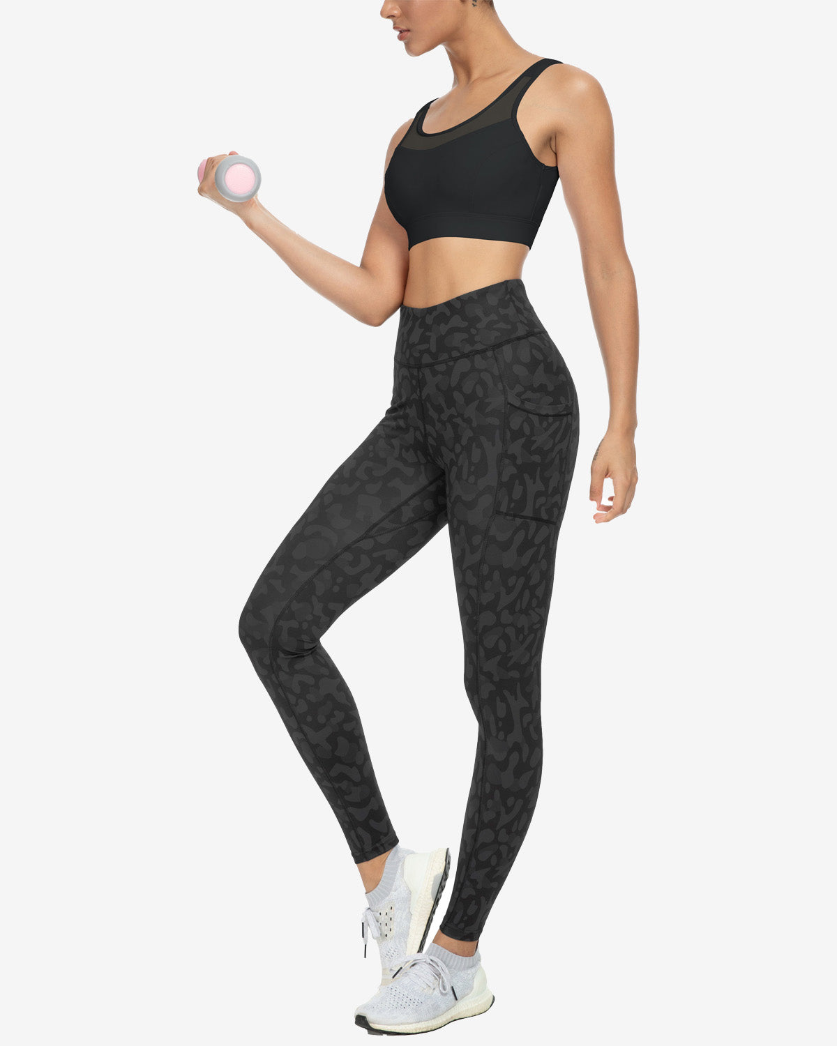 High Waist Tummy Control Leggings for Women - Elastic Comfort & Slimming Fit - Perfect for Yoga, Workouts & Everyday Wear