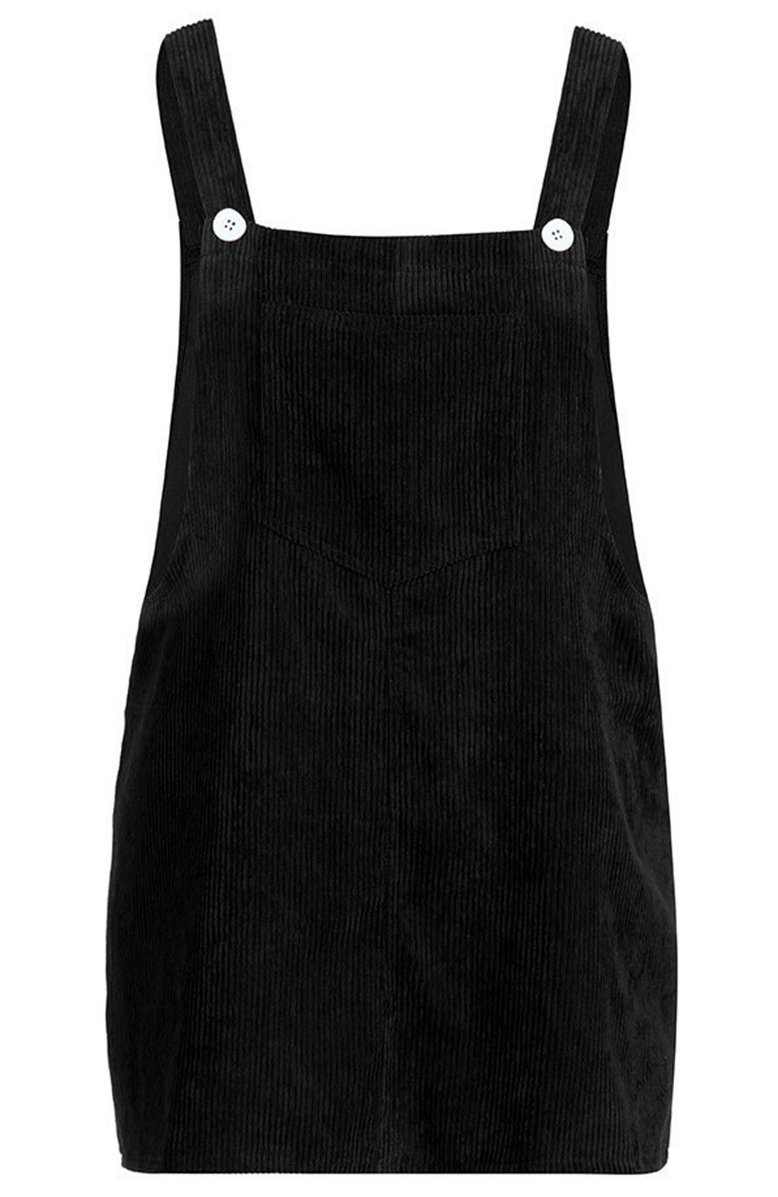 Women's Casual Corduroy Pinafore Jumper Dress with Adjustable Straps & Front Pocket - Stylish Bib Overalls for Everyday Wear, Coffee Dates, and Weekend Outings