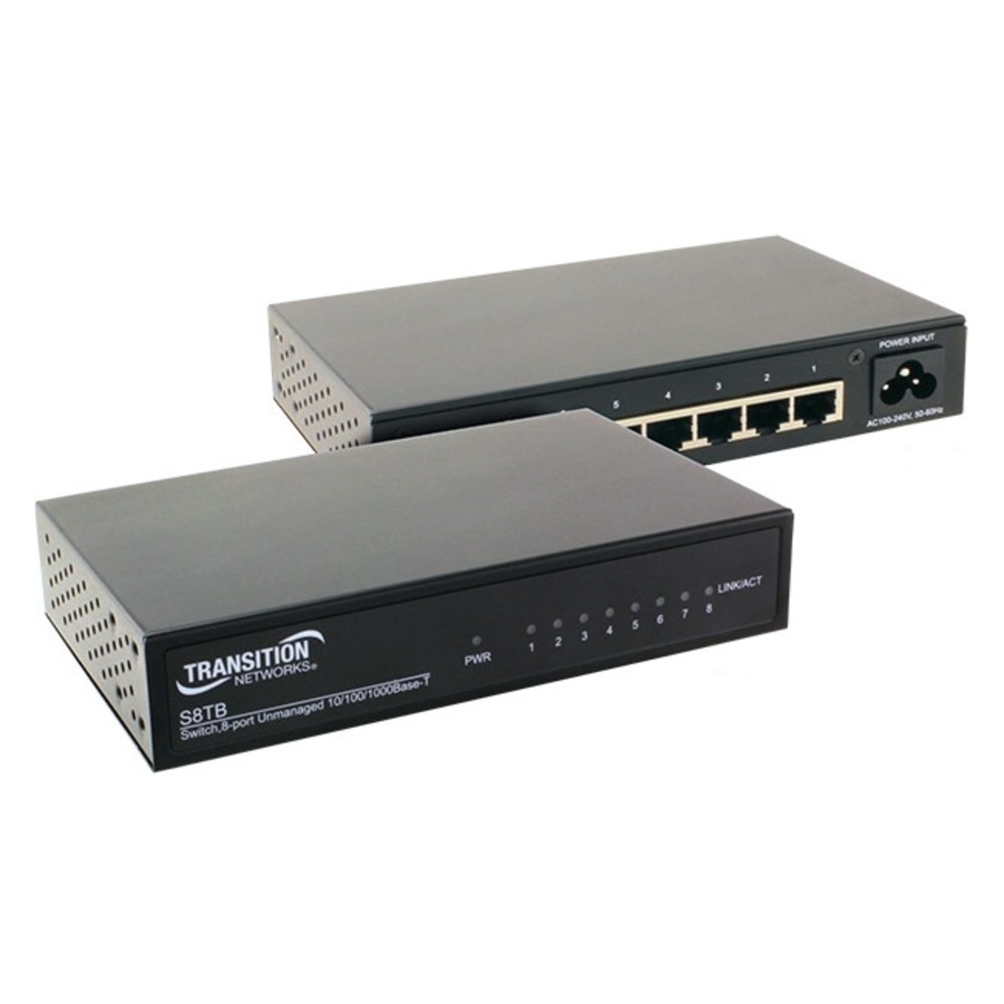 Transition Networks Unmanaged Ethernet Switch - 5/8/16/24 Port Gigabit Network Switch for Home & Office Networking | Ideal for Small Business, Gaming & Streaming