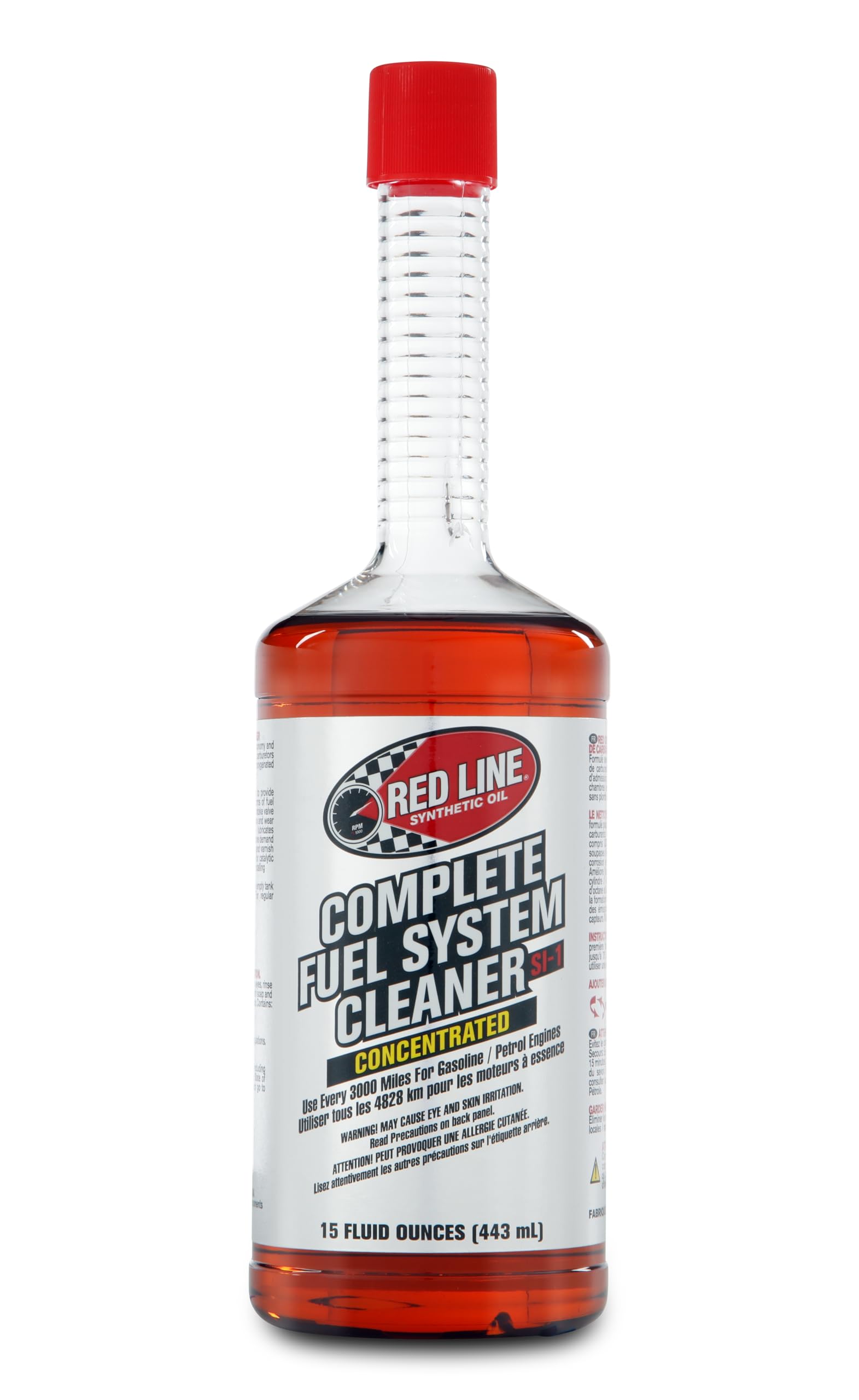 Red Line 60103 SI-1 Complete Fuel System Cleaner - 15 oz Bottle | Removes Deposits & Improves Performance | Ideal for Cars, Trucks & Motorcycles