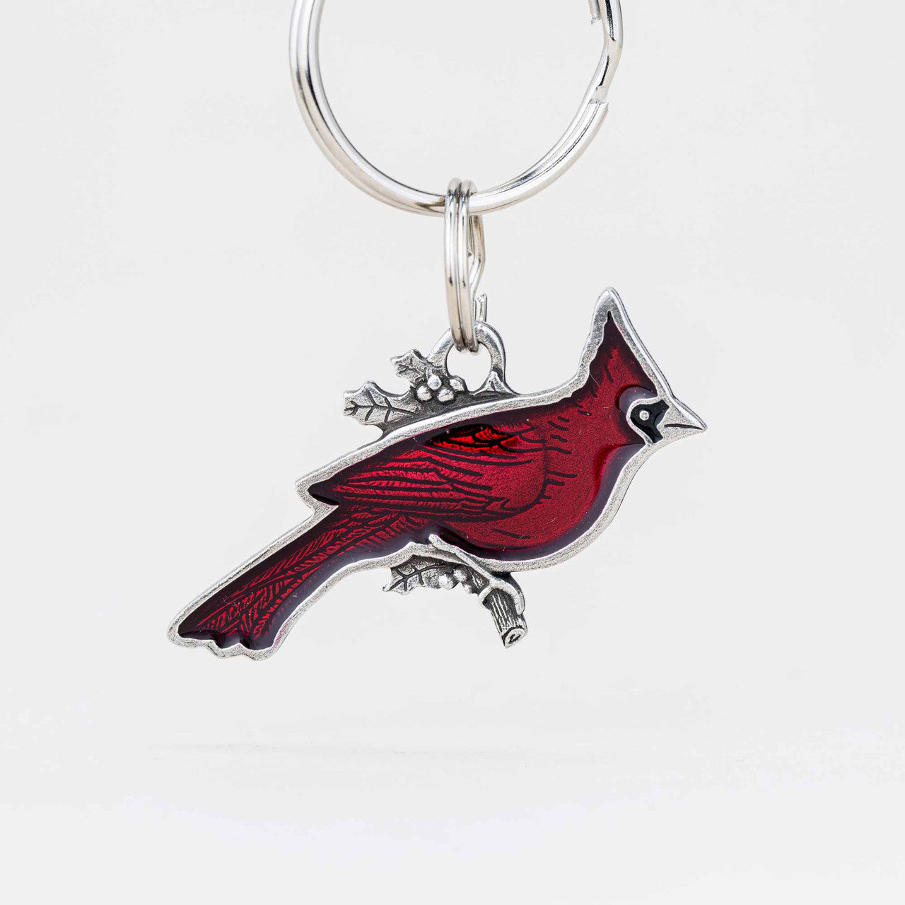 Premium Cardinal Keyring - Durable Metal Keychain with Unique Bird Design - Perfect for Gifts, Travel, and Everyday Use