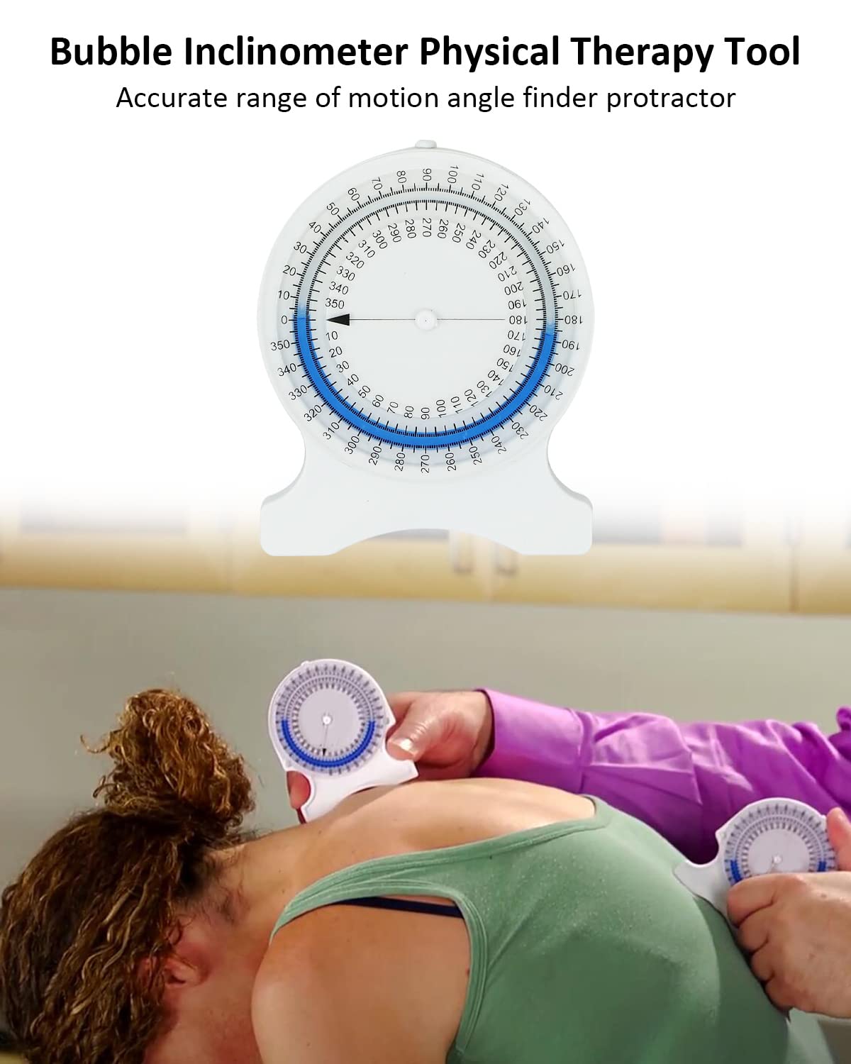 **Digital Inclinometer for Physical Therapy - Accurate No-Leak ROM Measurement Tool for Range of Motion - Ideal for PT Students, Therapists & Medical Professionals - Perfect for Rehabilitation, Sports Medicine & Home Use**