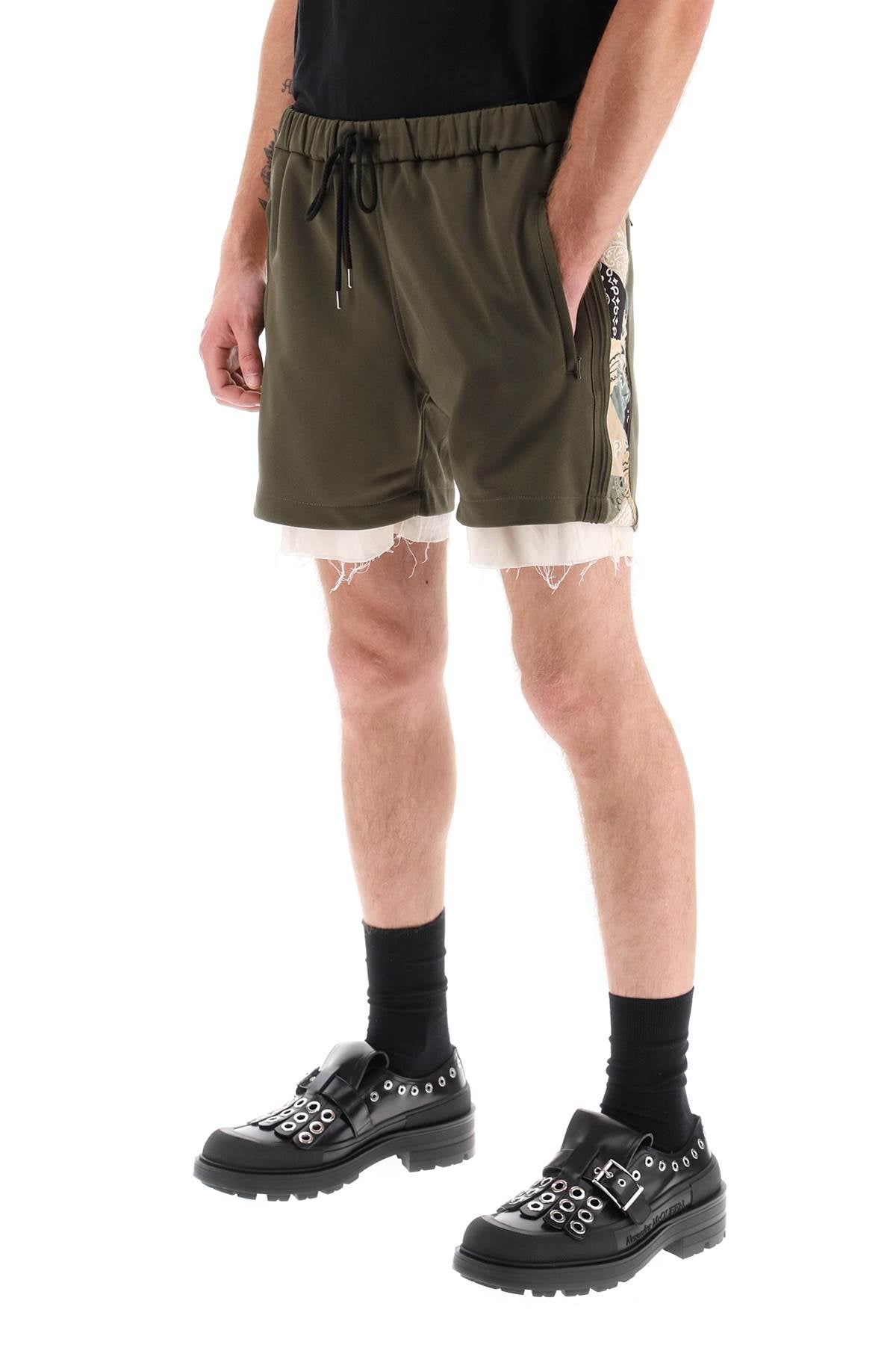 Children of the Discordance Jersey Shorts with Bandana Bands - Stylish Streetwear for Men | Perfect for Summer Outfits & Casual Wear
