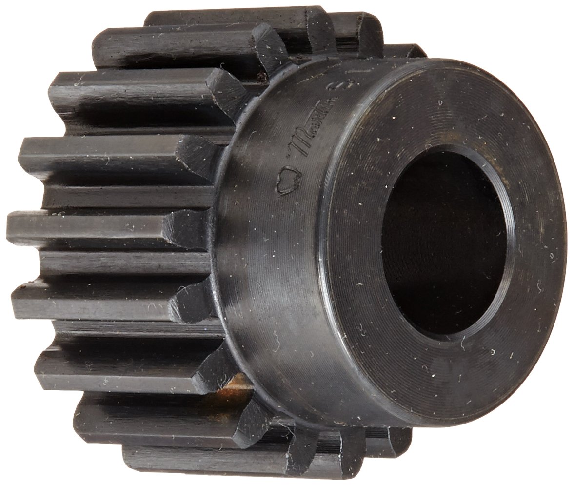 Martin S1018 Spur Gear - 14.5° Pressure Angle, High Carbon Steel, 10 Pitch, 3/4