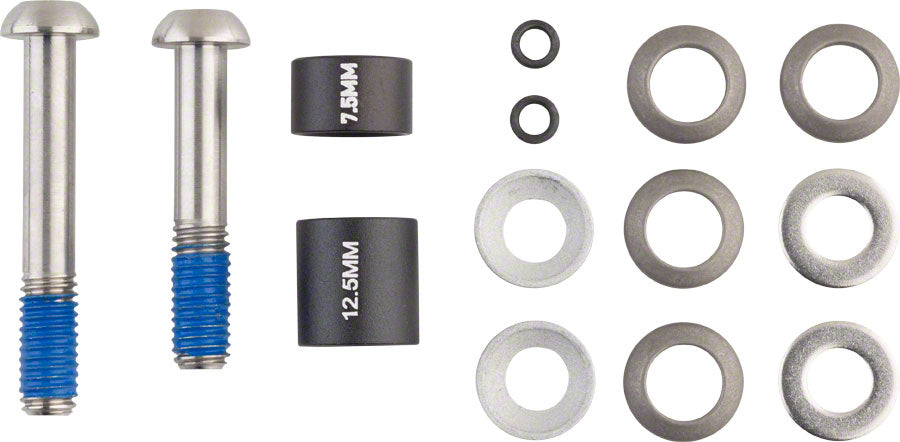 Avid 20mm Disc Post Spacer Kit with Titanium Standard Bolts - Mountain Bike & Road Bike Brake Spacer Set for Disc Brake Adjustment & Maintenance