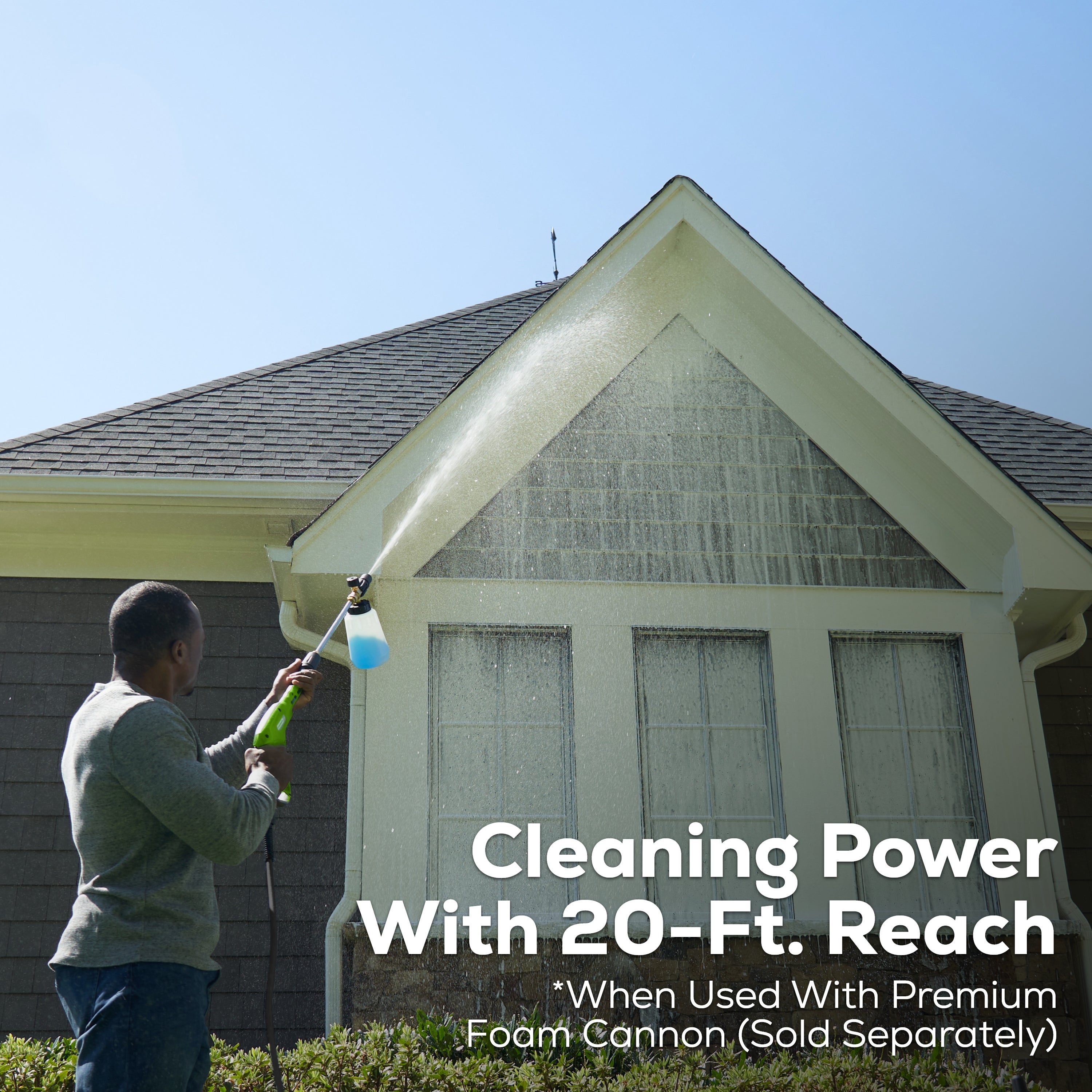 3000 PSI Electric Pressure Washer - High Power Vertical Cleaner for Driveways, Decks, and Outdoor Surfaces