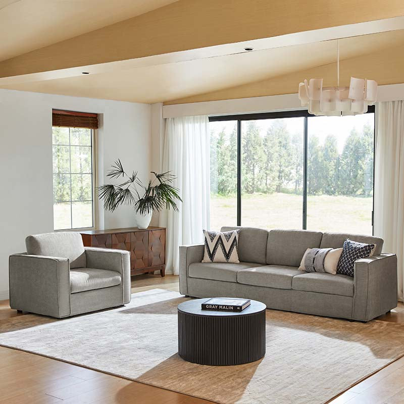 Dilcia 3-Piece Slipcovered Sofa Set - Modern Living Room Furniture with Removable Covers for Easy Cleaning | Perfect for Small Spaces, Apartments & Cozy Home Decor
