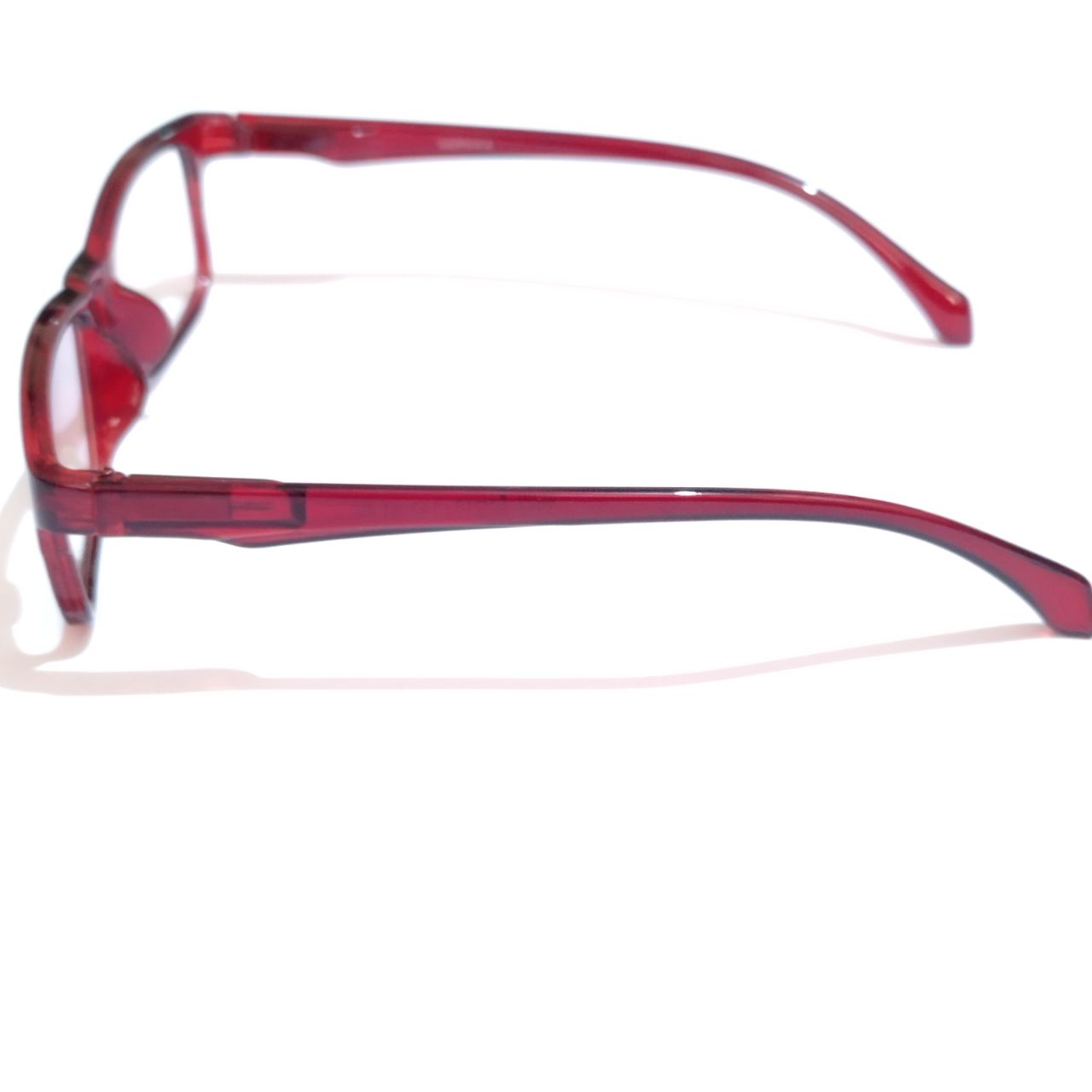Stylish Red Full Frame Blue Light Blocking Reading Glasses for Women & Men - Anti Eye Strain, Computer & Gaming Glasses for Work, Study & Screen Time