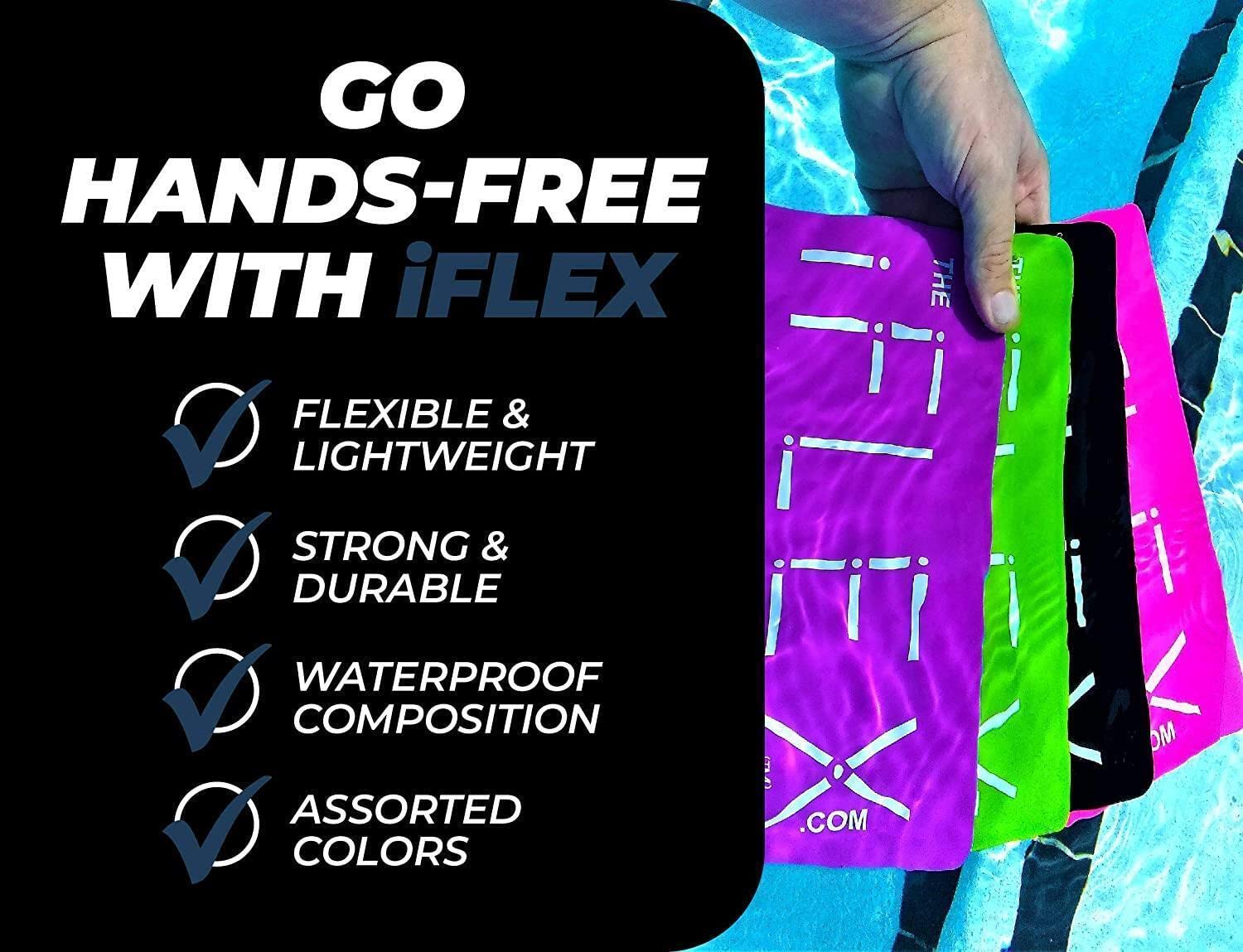 iFLEX Adjustable Cell Phone Stand & Tablet Holder - Flexible Phone Stand for iPhone, iPad, Samsung - Perfect for Video Calls, Watching Movies, Reading Recipes & Hands-Free Use at Home, Office or Kitchen