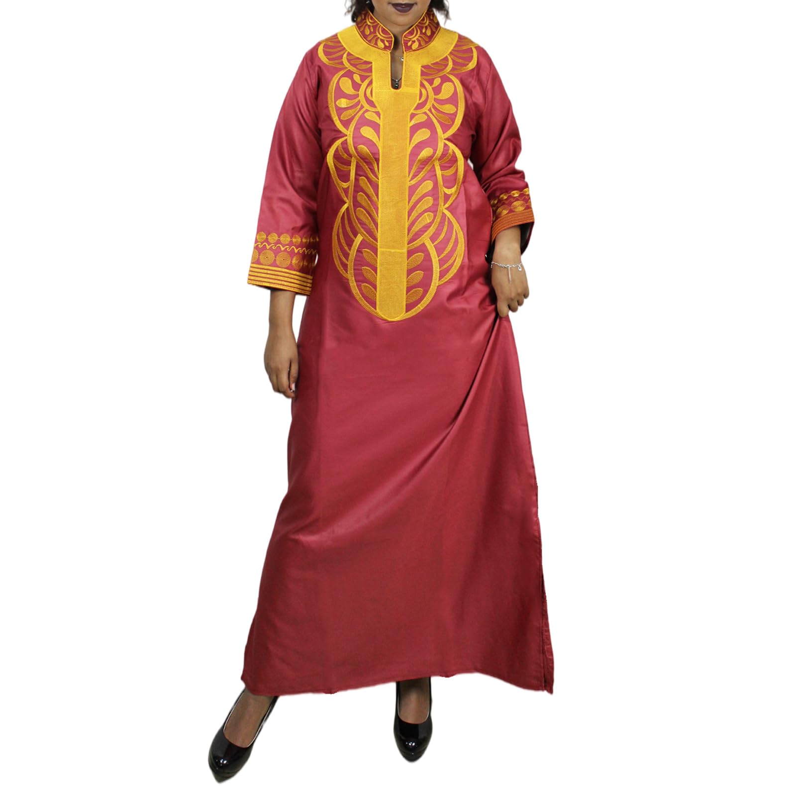 Elegant African Dresses for Women & Plus Size African Dresses for Girls - Traditional African Wedding Party Attire Without Head Wraps | Perfect for Cultural Celebrations, Bridal Showers & Special Occasions