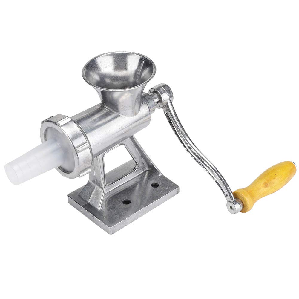 GOWENIC Heavy Duty Meat Grinder - Ergonomic Crank Handle, Durable Metal Construction for Meat, Vegetables & Soy Milk - Perfect for Home Kitchen, Camping & Food Prep