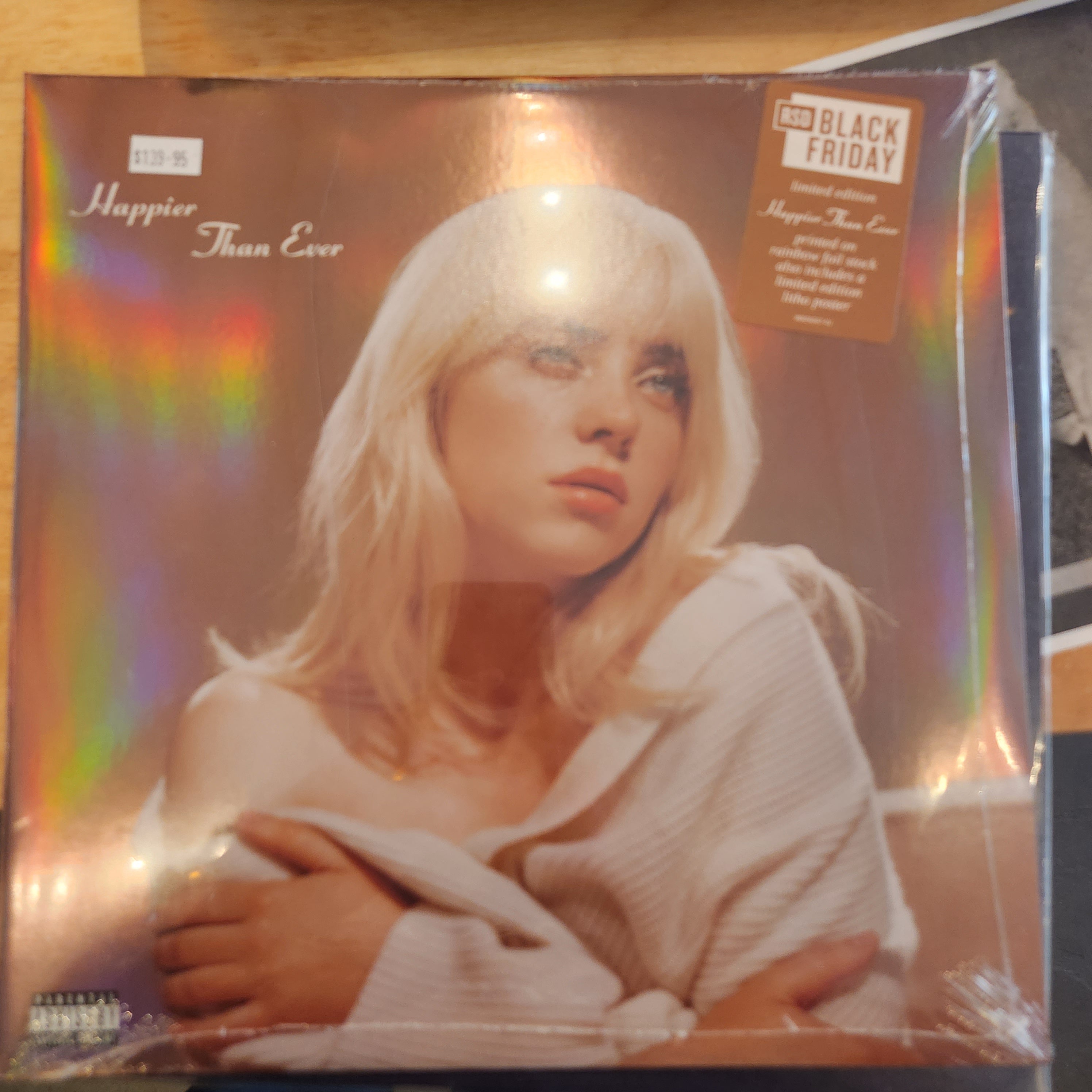 Billie Eilish Happier Than Ever Limited Edition Vinyl LP Record Store Day Exclusive - Perfect for Music Collectors & Vinyl Enthusiasts