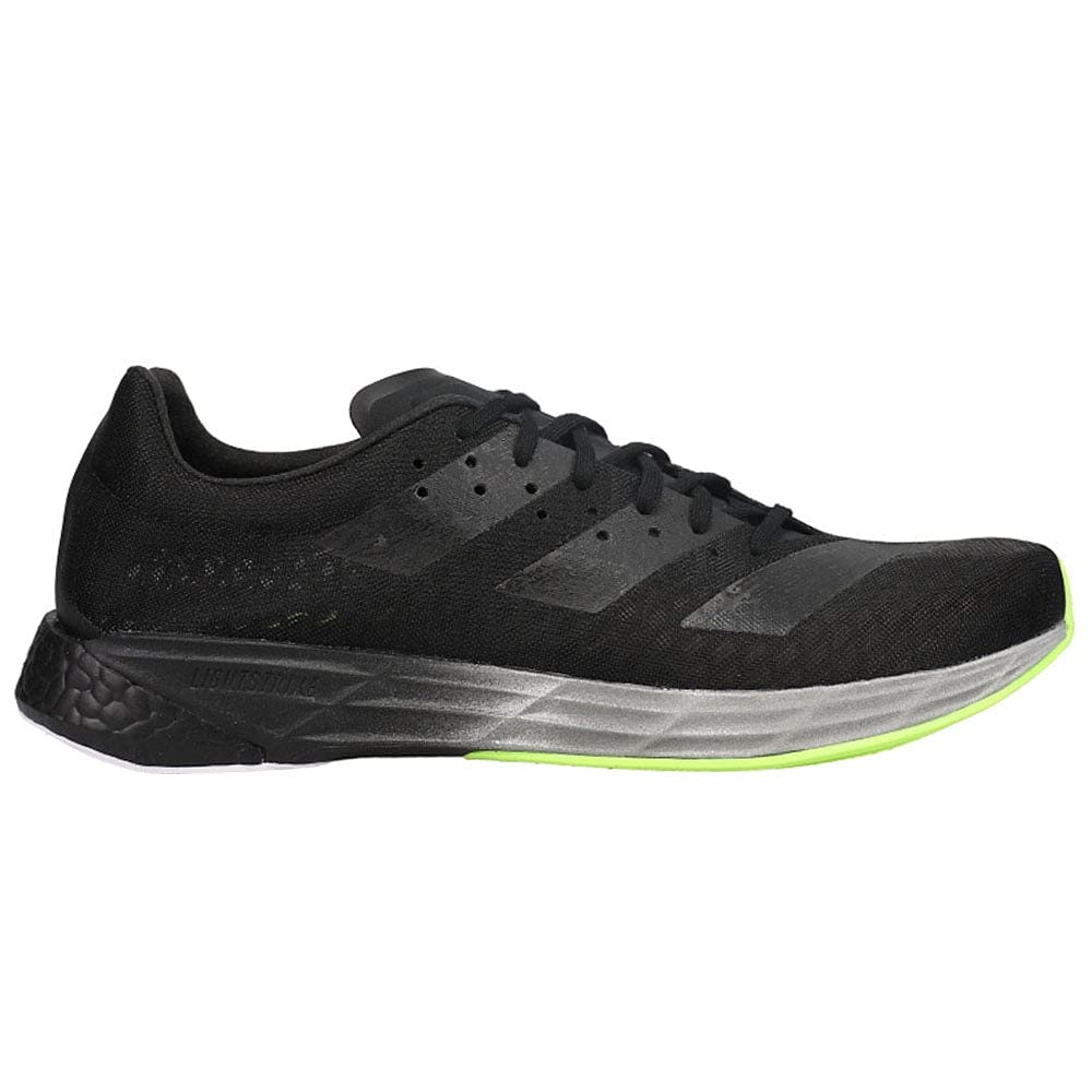 Adidas Men's Adizero Pro Running Shoes - Lightweight Performance Sneakers for Marathon & Training - Black - Size 8 M - Perfect for Road Running & Gym Workouts