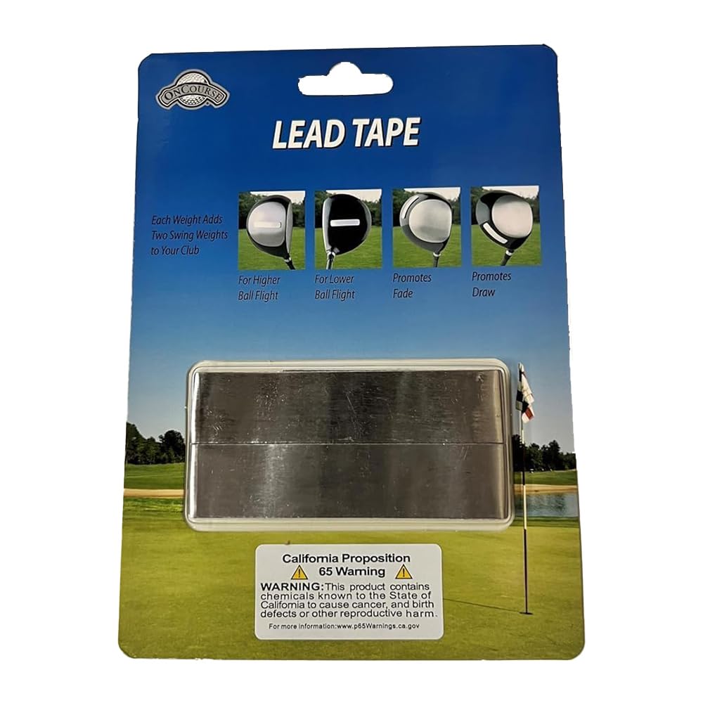 High Density On Course Lead Tape Strips for Golf Clubs - Perfect for Swing Weight Adjustment & Balance Control | Ideal for Golfers & Club Fitters
