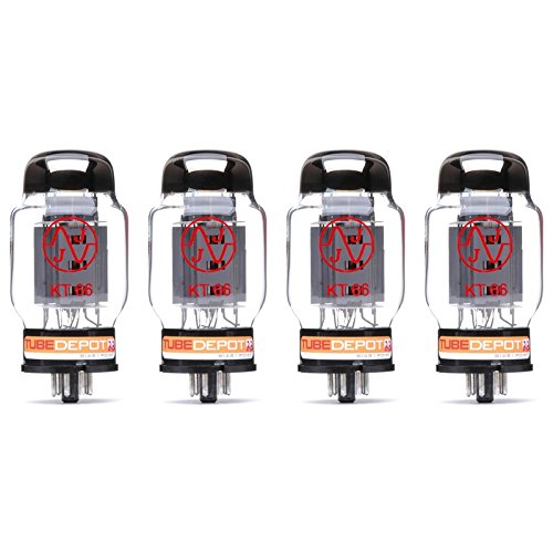 JJ KT66 Power Vacuum Tube Quad - Perfect for Guitar Amps & Hi-Fi Audio