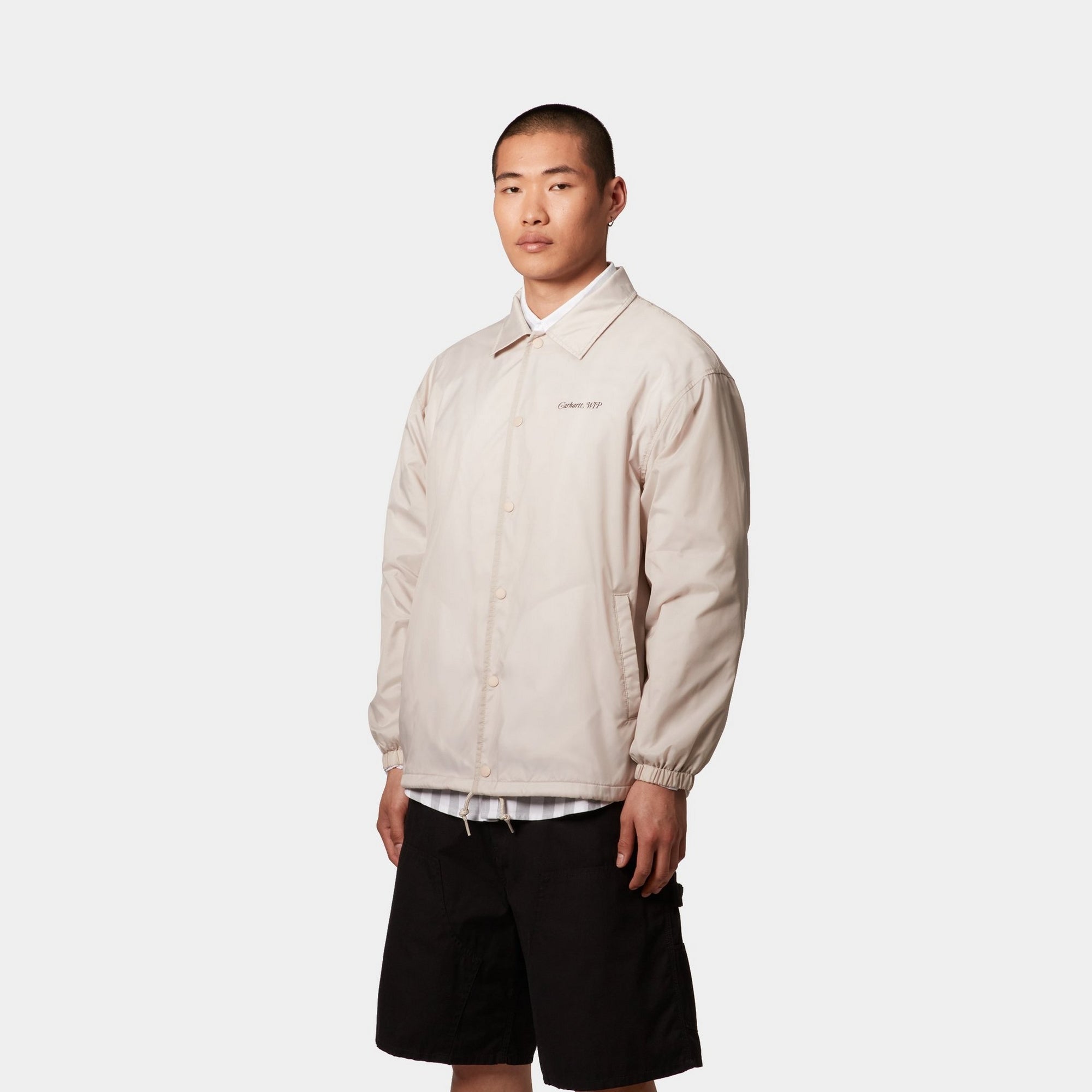 HarttBreaker Coach Jacket - Lightweight Silver Cloud Windbreaker for Men & Women | Perfect for Outdoor Sports, Casual Wear & Street Style Fashion