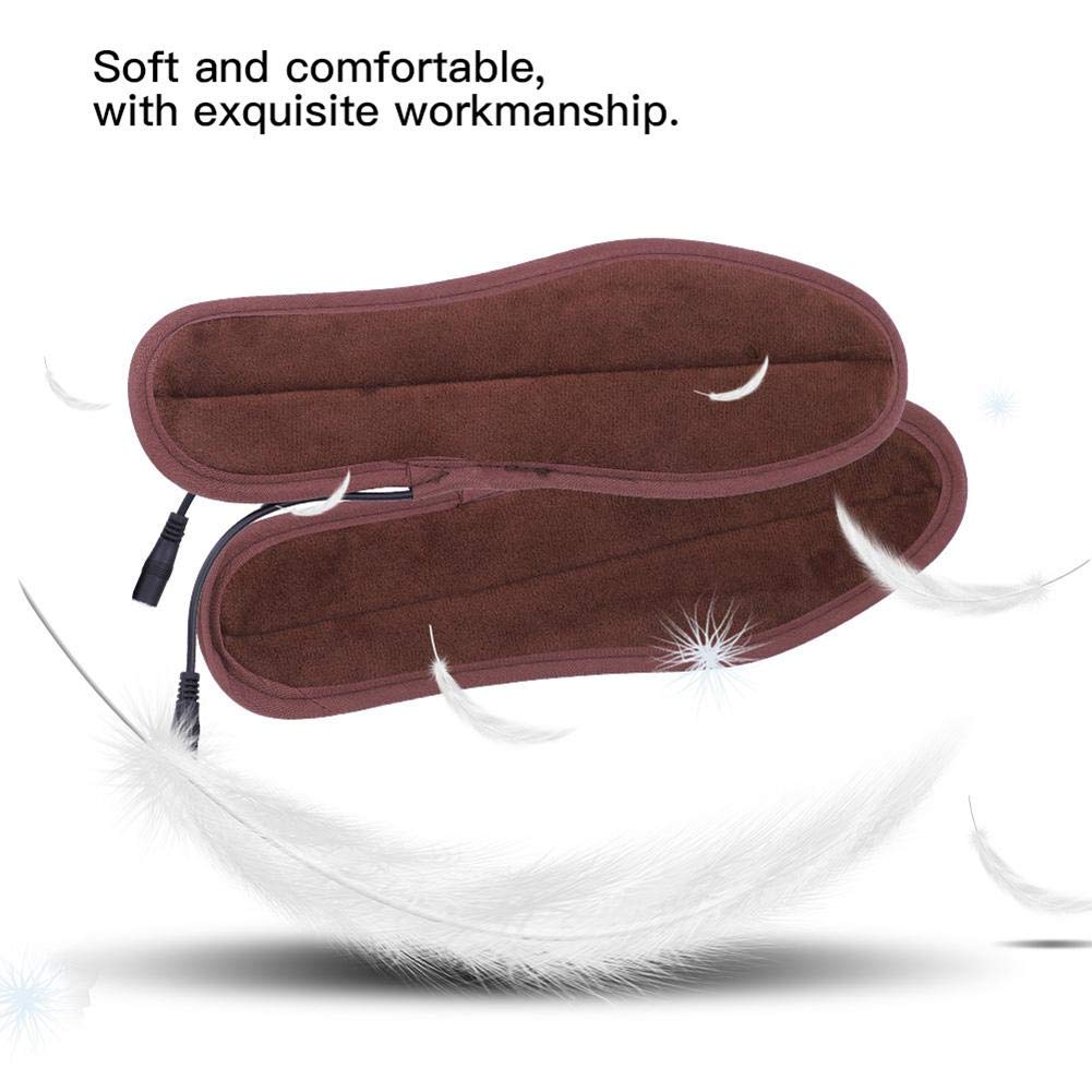 USB Heated Slippers for Women & Men - Electric Foot Warmers with Adjustable Temperature (41-42/26cm/10.2in) - Perfect for Winter, Arthritis Pain Relief & Indoor/Outdoor Use