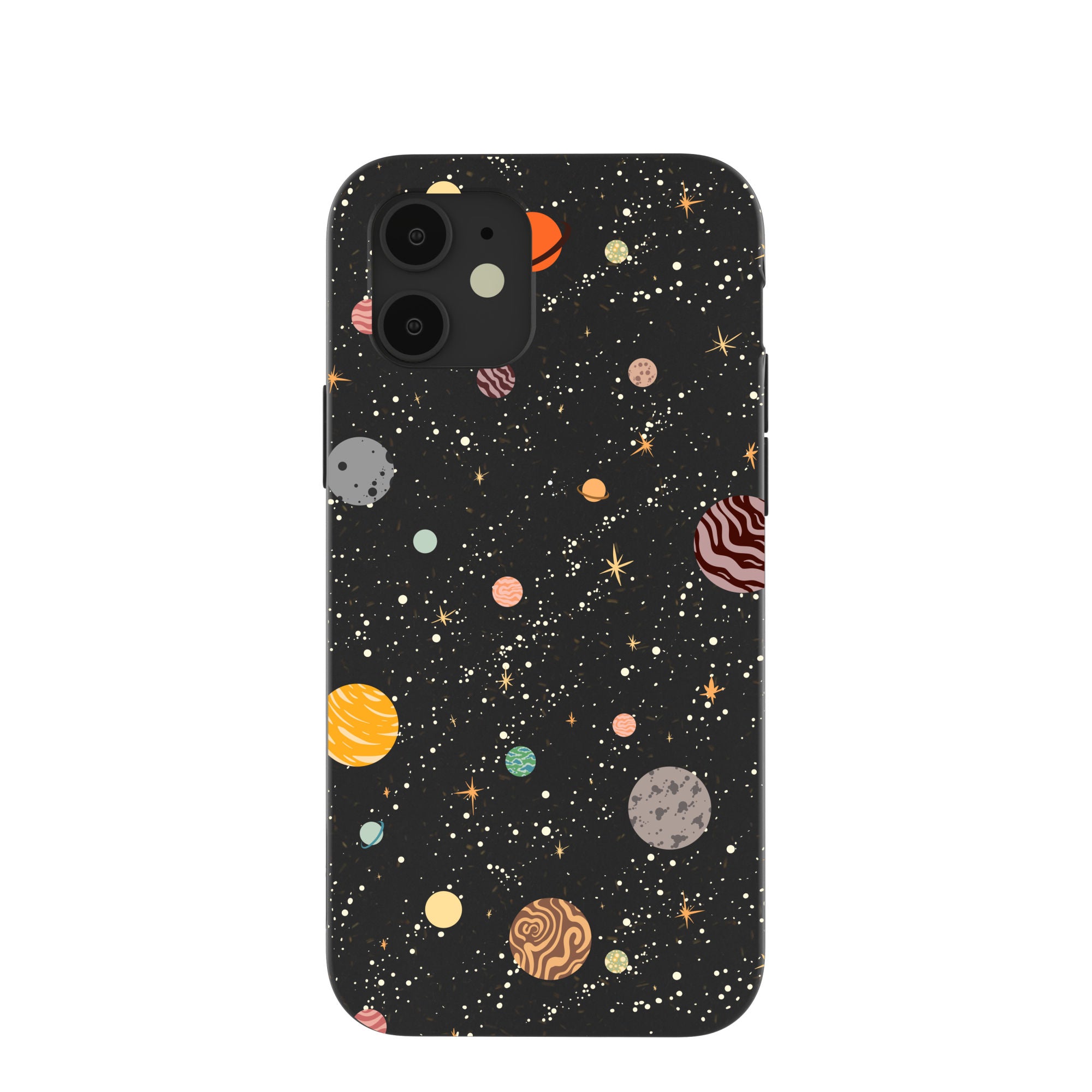 Galaxy Glow iPhone 12 / iPhone 12 Pro Case - Protective Phone Cover with Cosmic Design for Night Out & Party Use