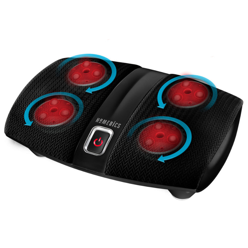 HOMEDICS Shiatsu Elite Foot Massager with Heat - Deep Kneading Massage for Pain Relief & Relaxation - Perfect for Home, Office & Post-Workout Recovery - Blemished Package with Full Warranty