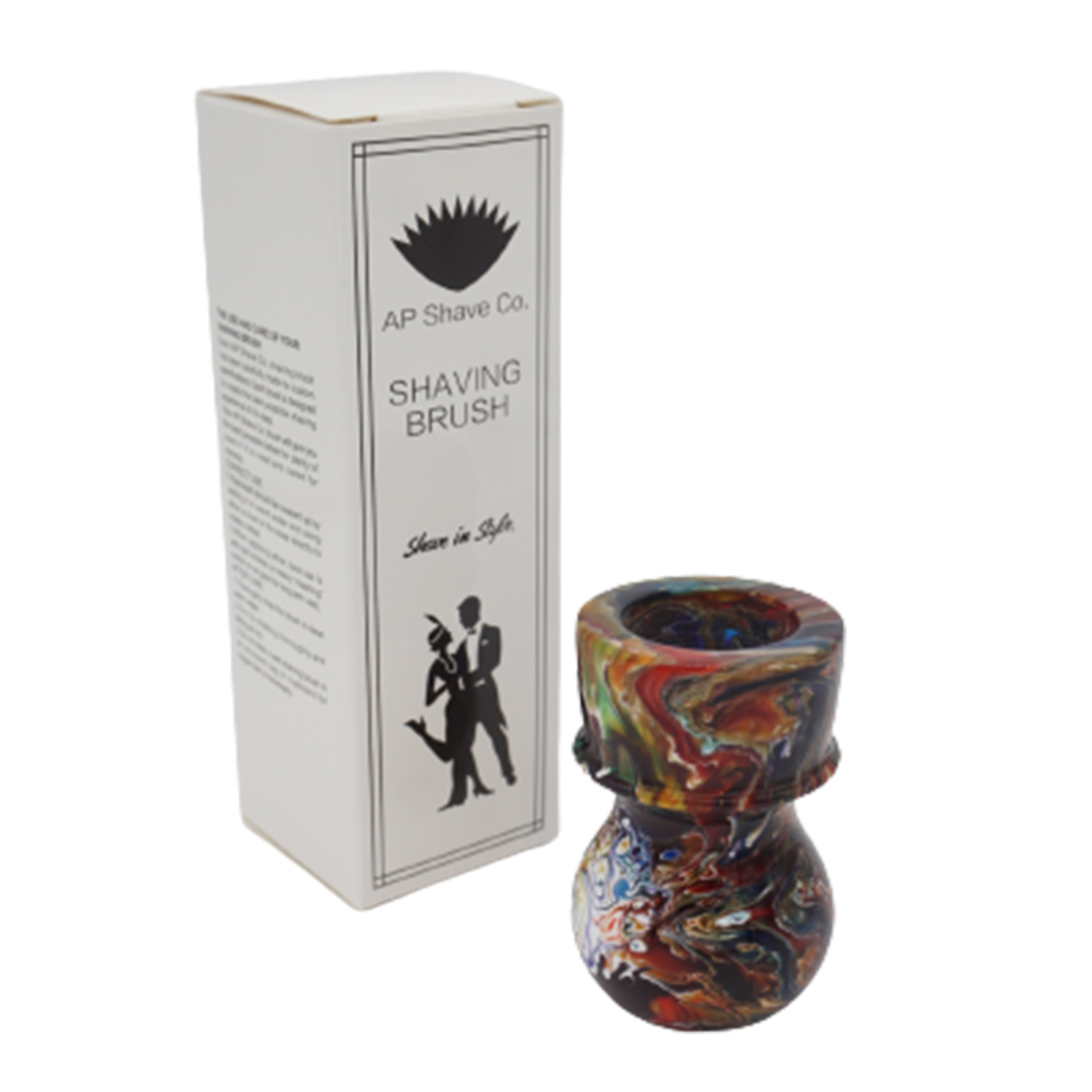 Premium Handcrafted Spring Shaving Brush Handle - Fits 24mm & 26mm Knots - Perfect for Wet Shaving & Grooming Gifts for Men