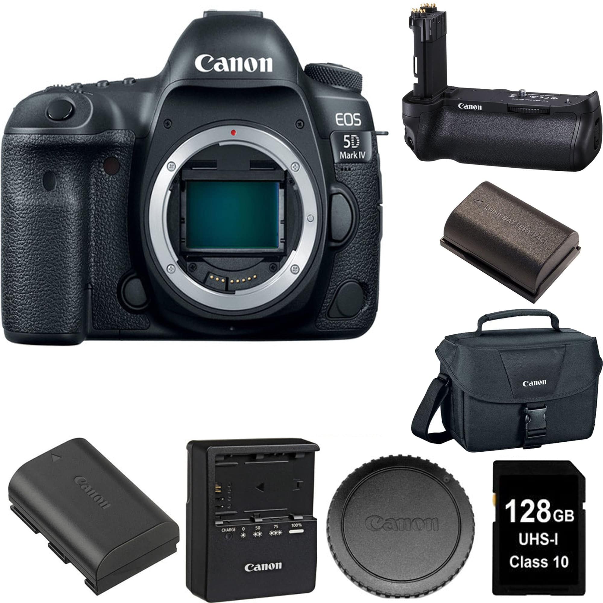 Canon EOS 5D Mark IV DSLR Camera Body Only with 128GB Memory Card - Professional Photography, Wedding & Portrait Shoots, Travel & Landscape Photography