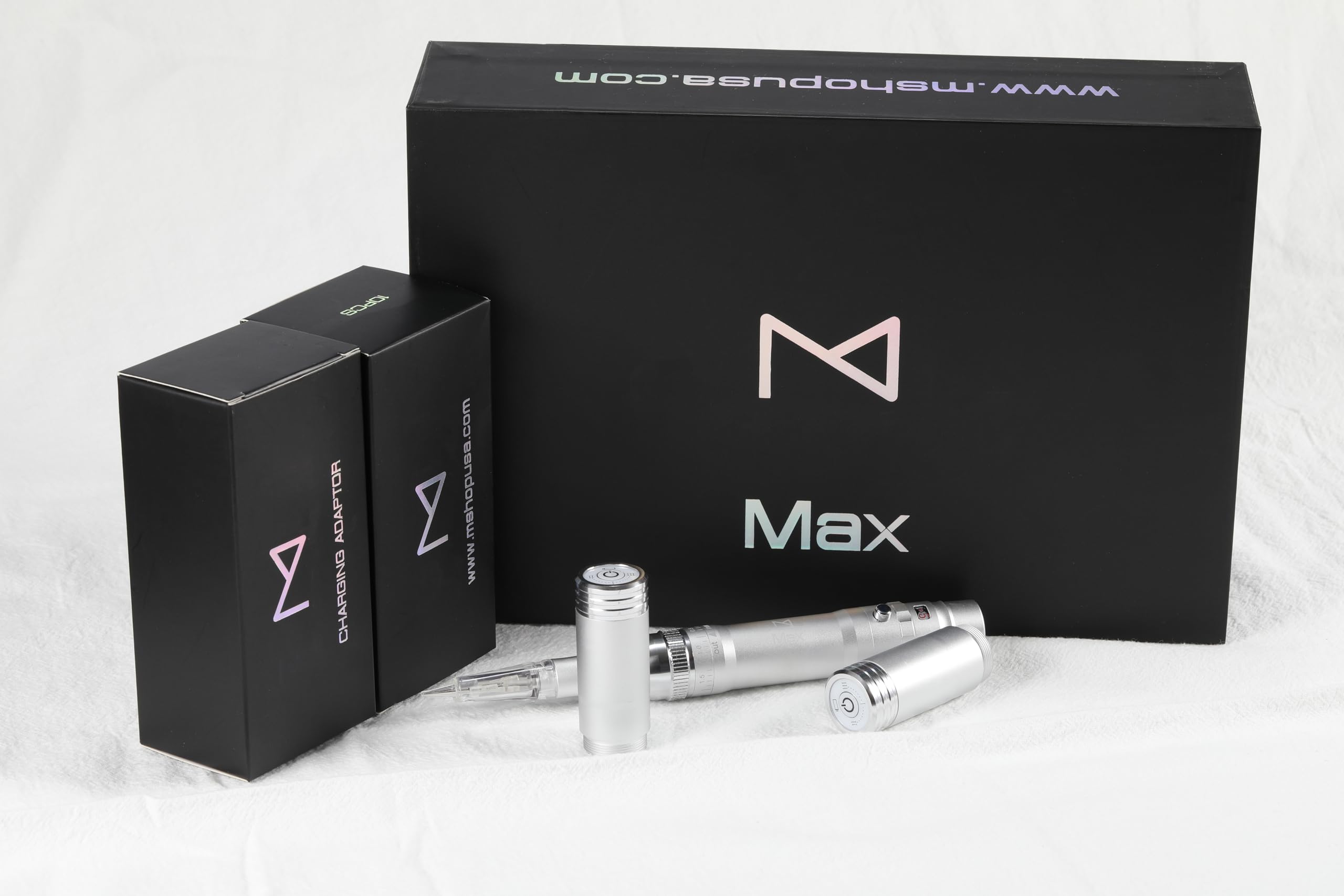 Professional Permanent Makeup Machine Kit - Wireless Microblading & Microshading Device for Eyebrows, Lips, Ombre Brows - Salon Quality Tattoo Machine for Flawless Results (Silver) - Perfect for Beauty Professionals & Home Use