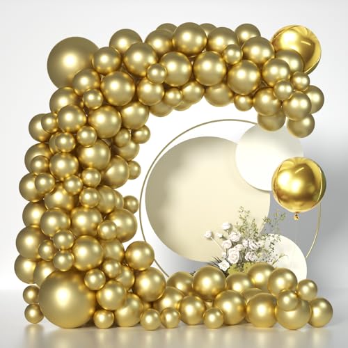 162pc Metallic Gold