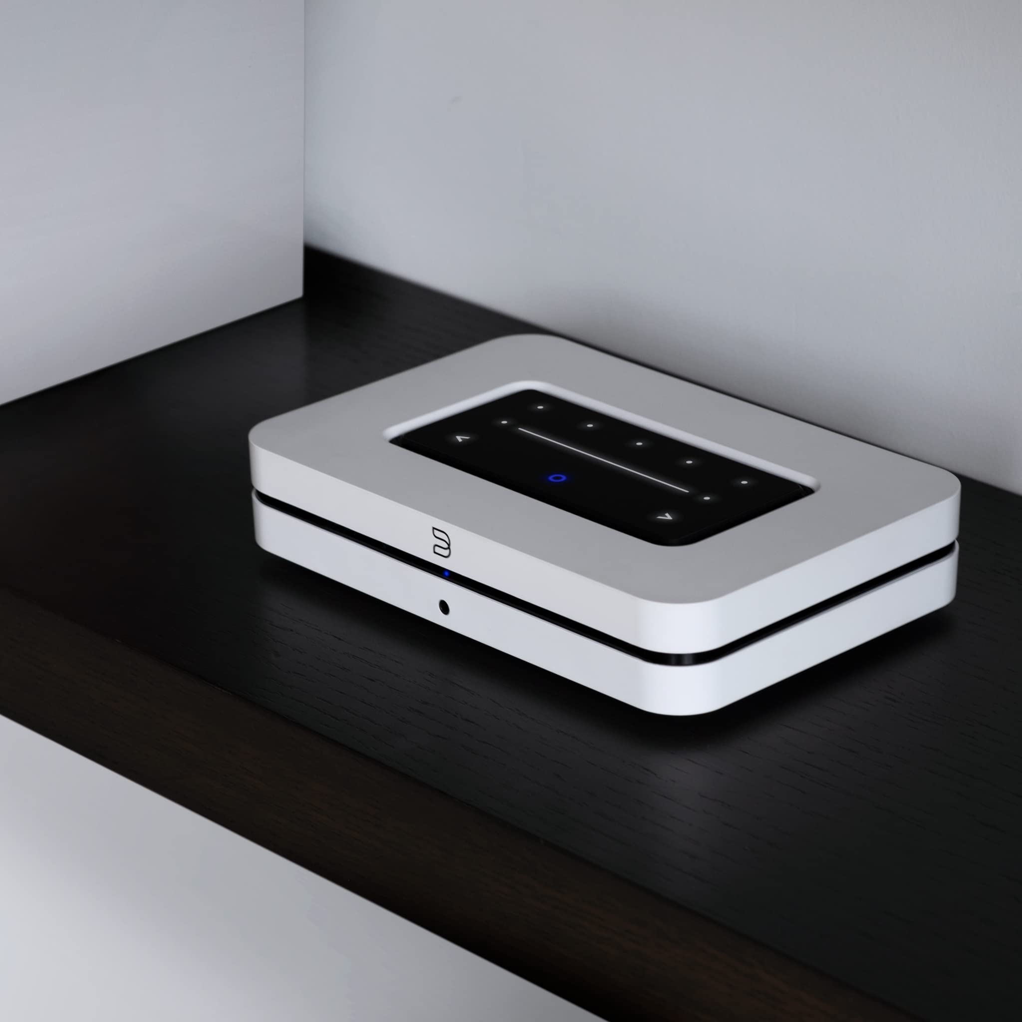Bluesound Node Wireless Multi-Room Hi-Res Audio Streamer - White | Premium Home Music System for Streaming Spotify, Tidal & More