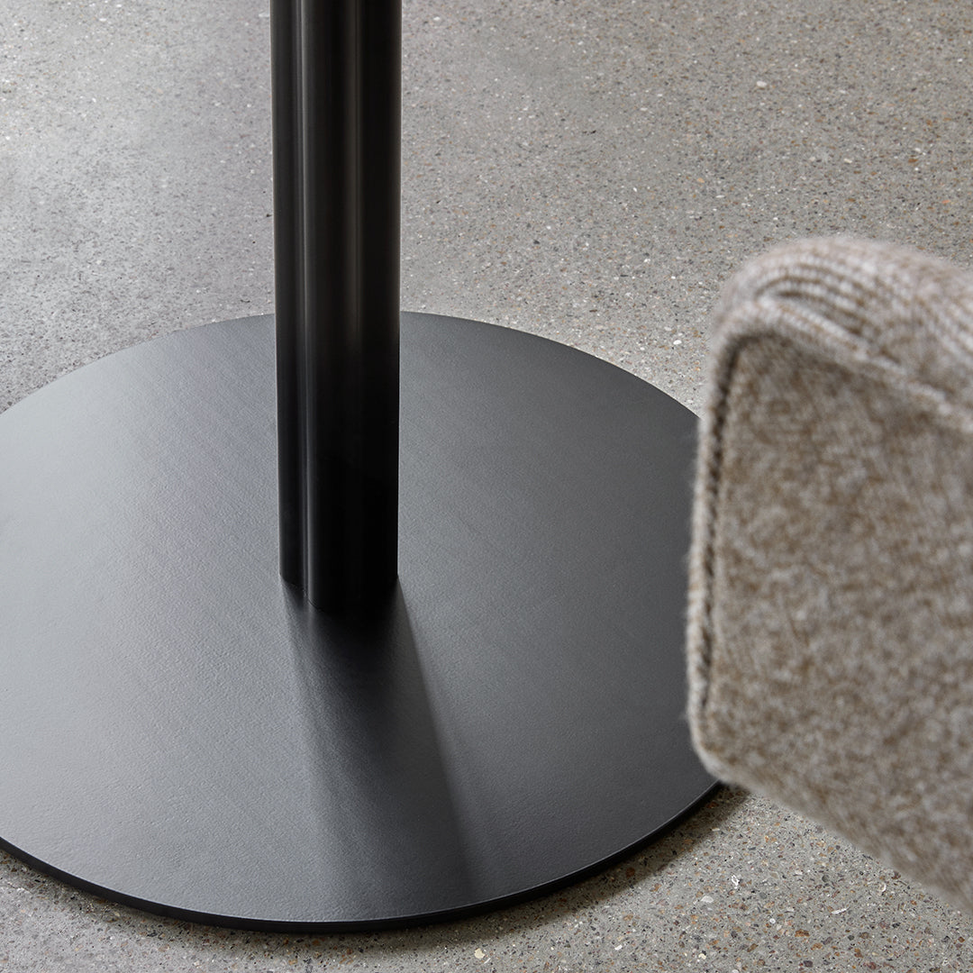 Harbour Round Counter Table - Stylish Bar Height Dining Table for Kitchen, Breakfast Nook & Small Spaces