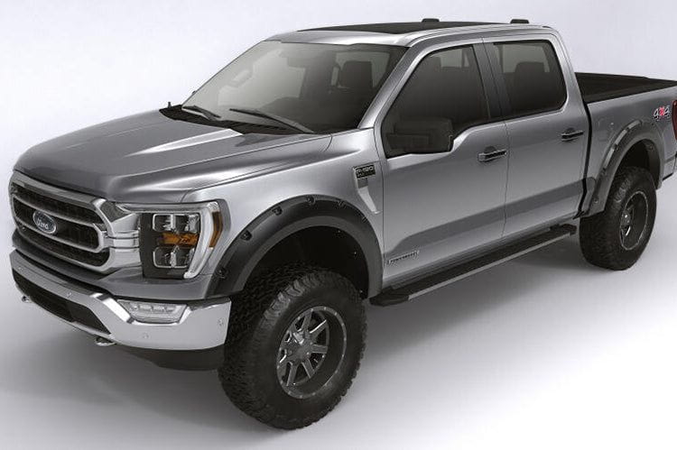 Bushwacker 28313 4-Piece Forge Style Fender Flares for 2008-2010 Ford F250/F350/F450 Super Duty Trucks - Heavy Duty Protection & Off-Road Style Upgrade