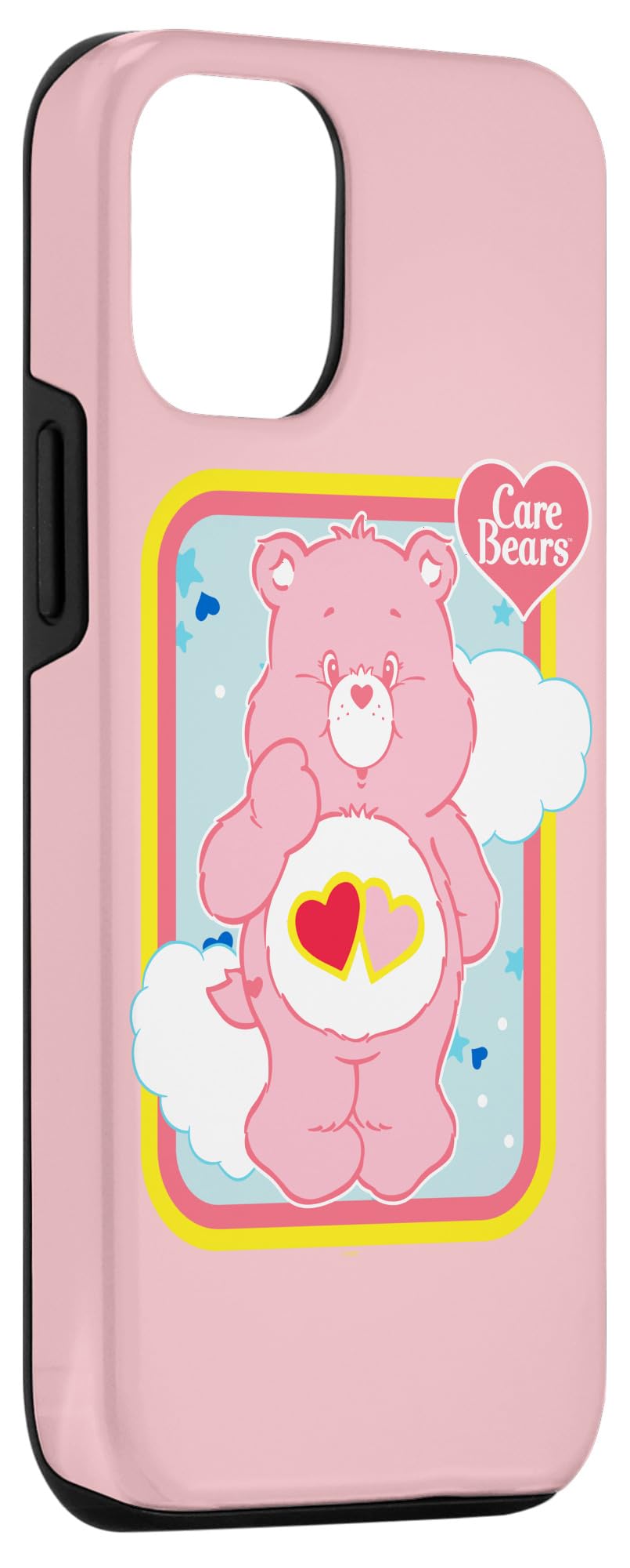 iPhone 12/12 Pro Case with Care Bears Love-a-Lot Bear Design - Cute Protective Phone Cover for Girls, Women | Perfect Gift for Valentine's Day, Birthday, Christmas | Durable Slim Fit Shockproof Case for Everyday Use