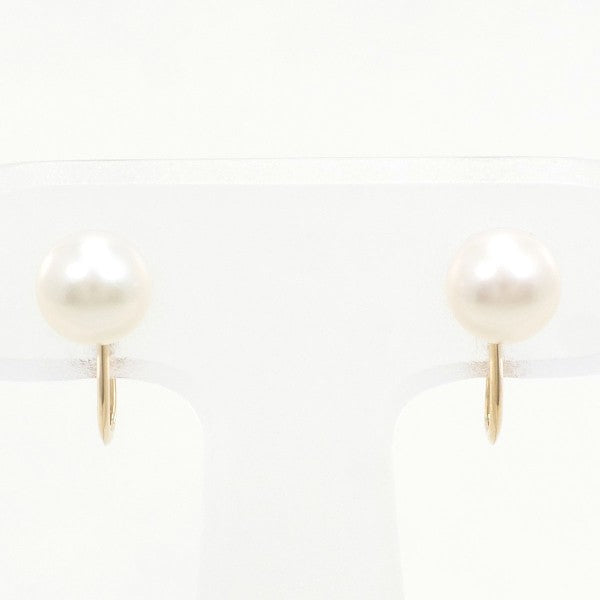 18K Yellow Gold Pearl Earrings for Women - Elegant Stud Earrings with Freshwater Pearls - Perfect for Weddings, Parties & Special Occasions